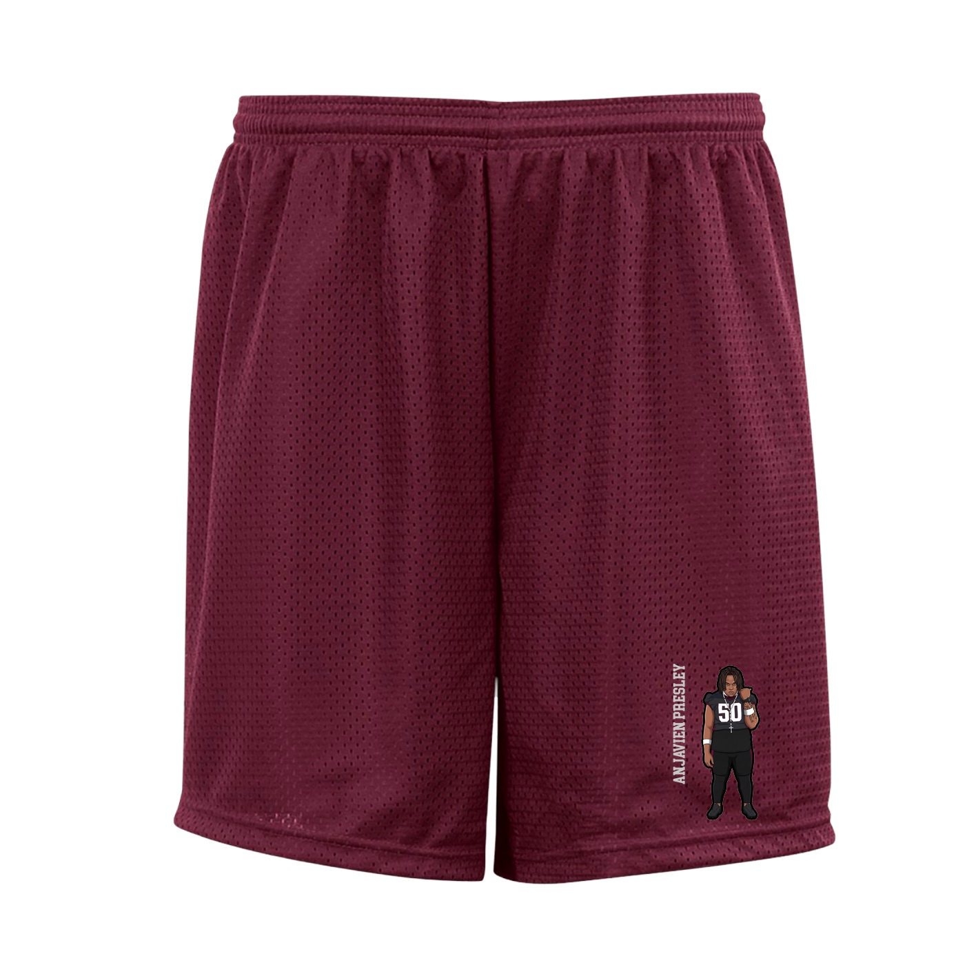 Shorts — Name Vertical in Cardinal