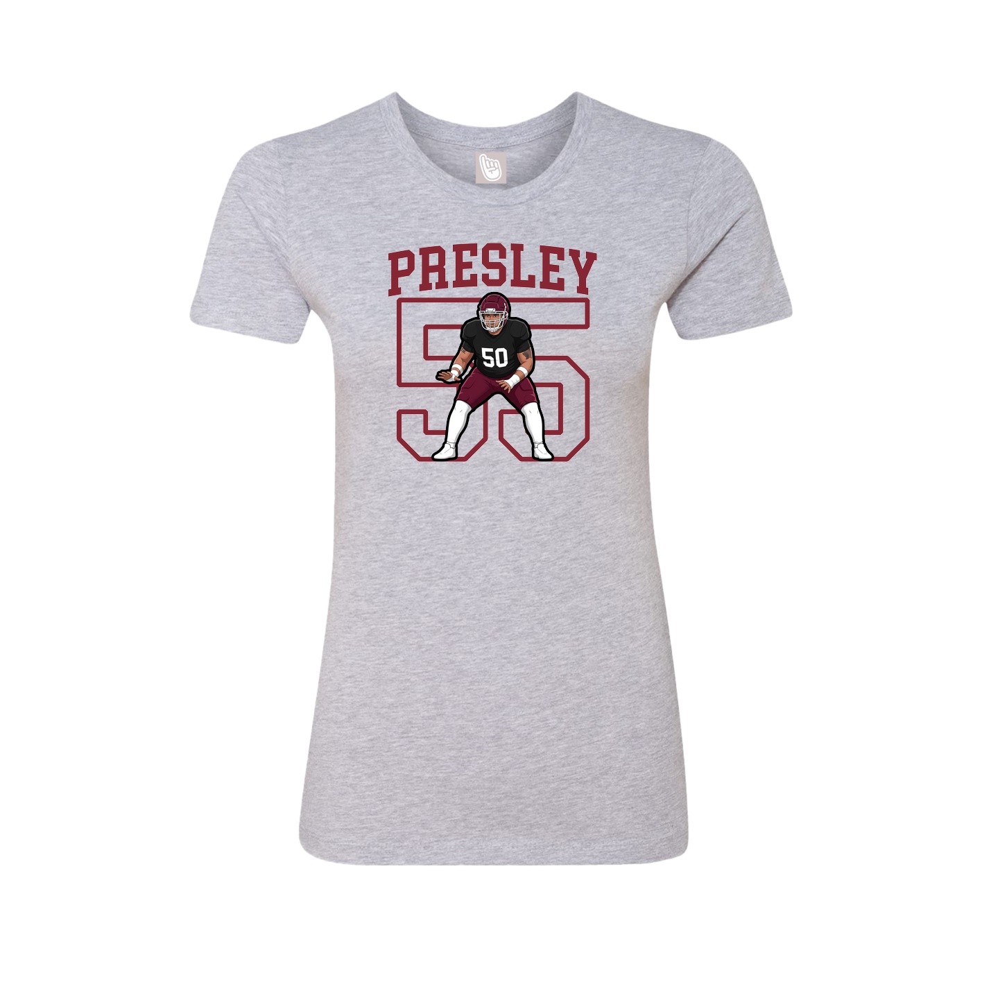 Fitted Women's Tee — Shirsey in Grey
