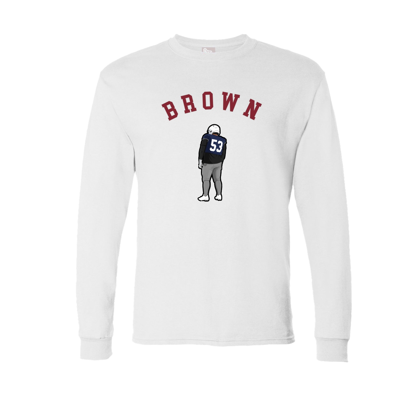 Long Sleeve Tee — Shirsey Arch in White