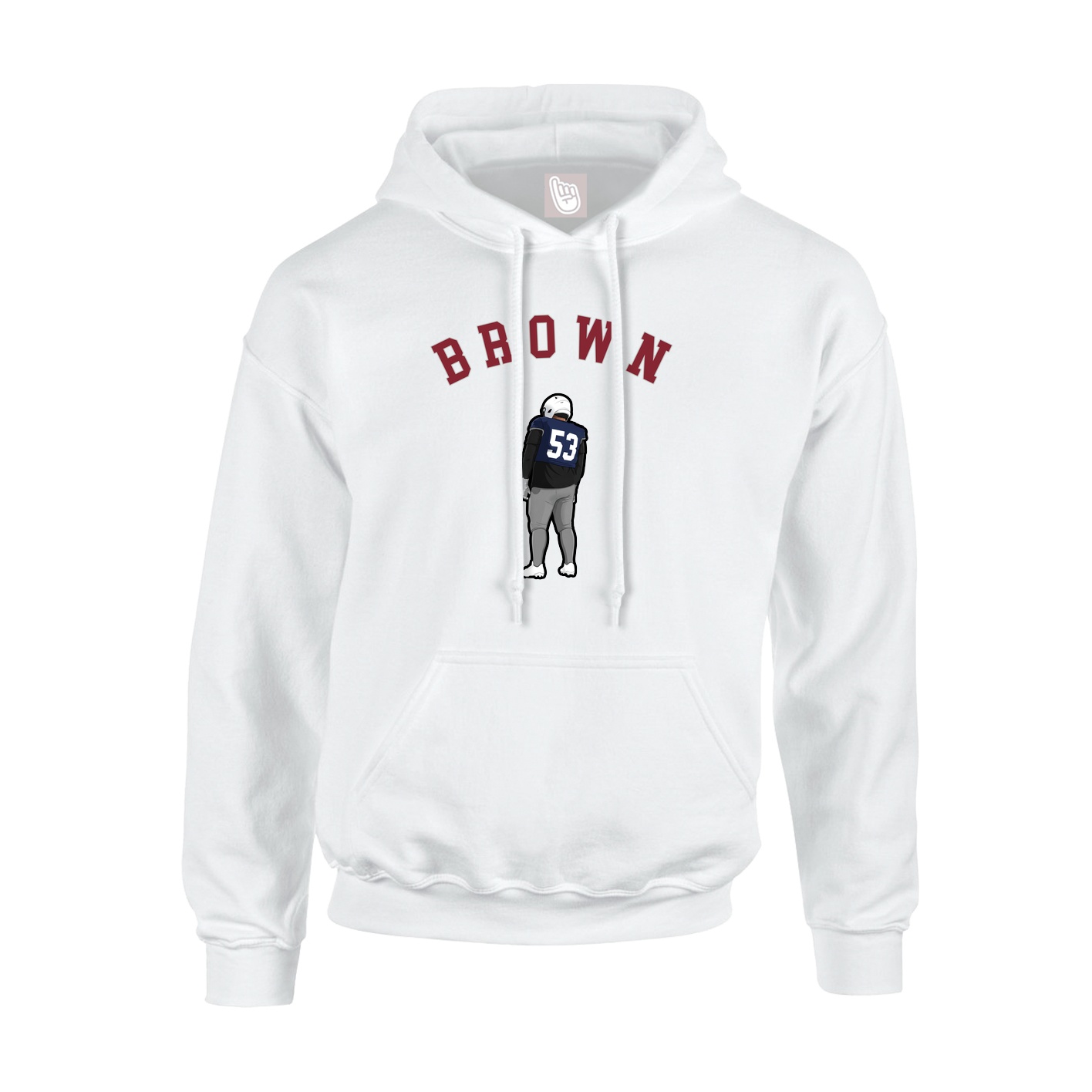 Hoodie — Shirsey Arch in White