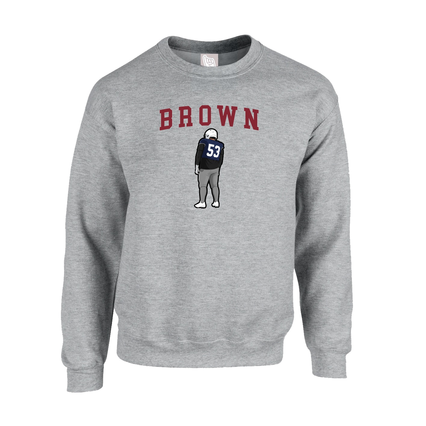 Fleece Crew — Shirsey in Grey