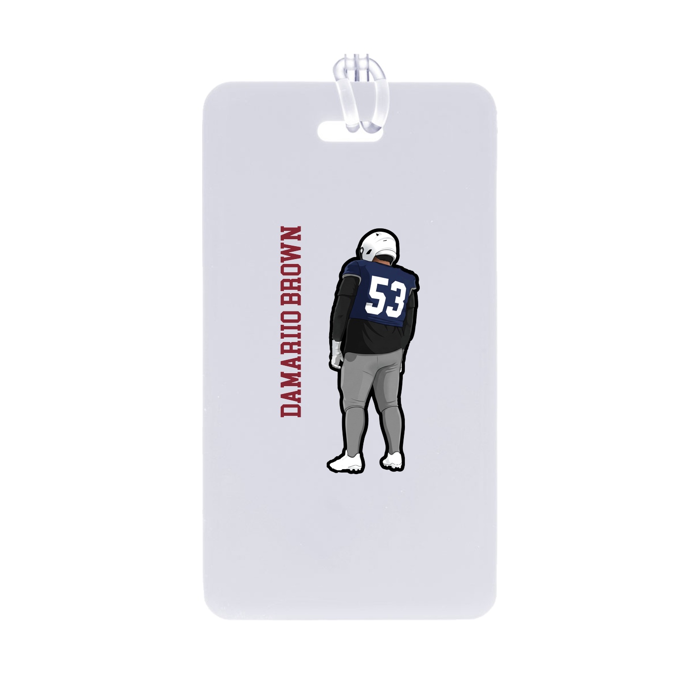 Bag Tag — Name Vertical in Classic