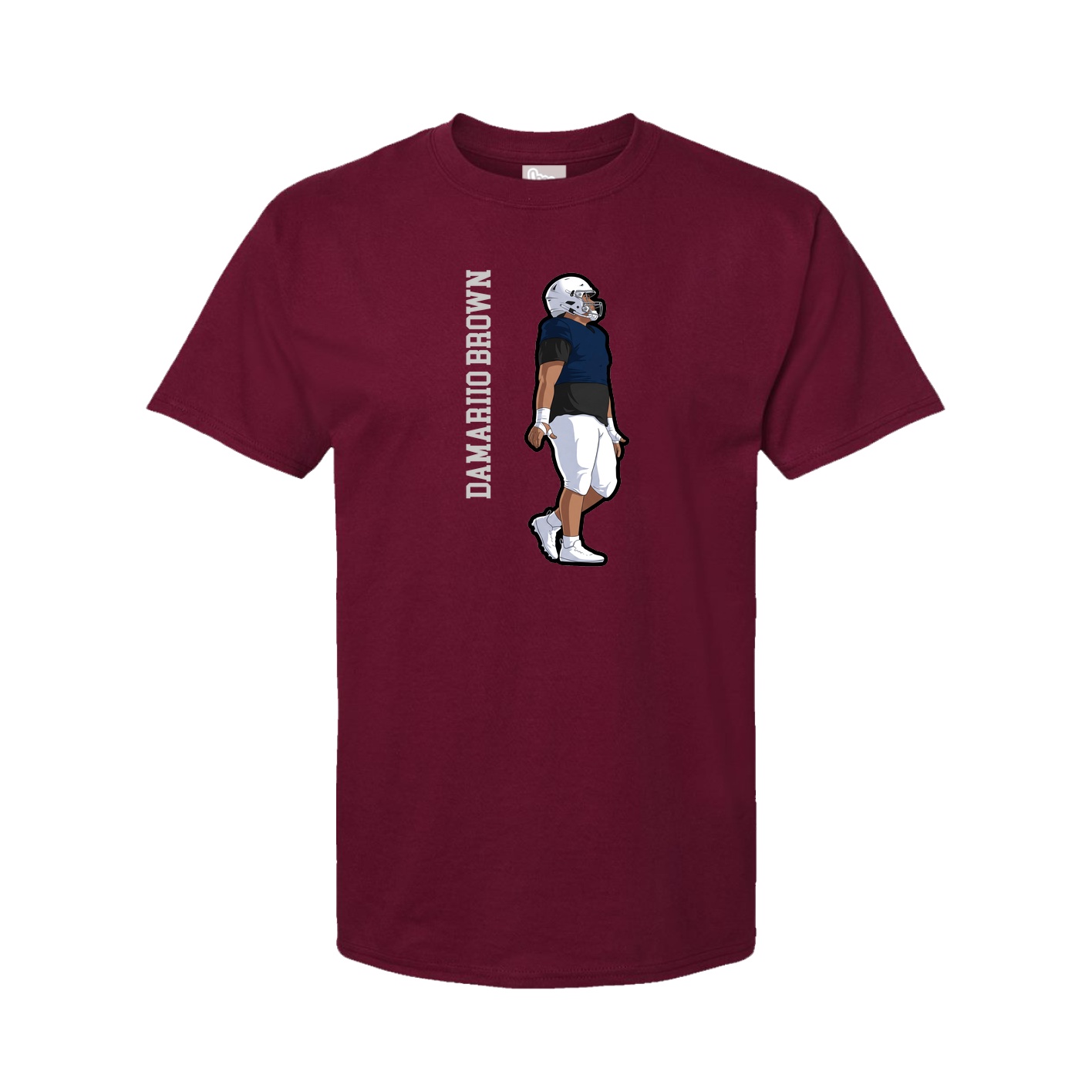 Tee — Name Vertical in Cardinal