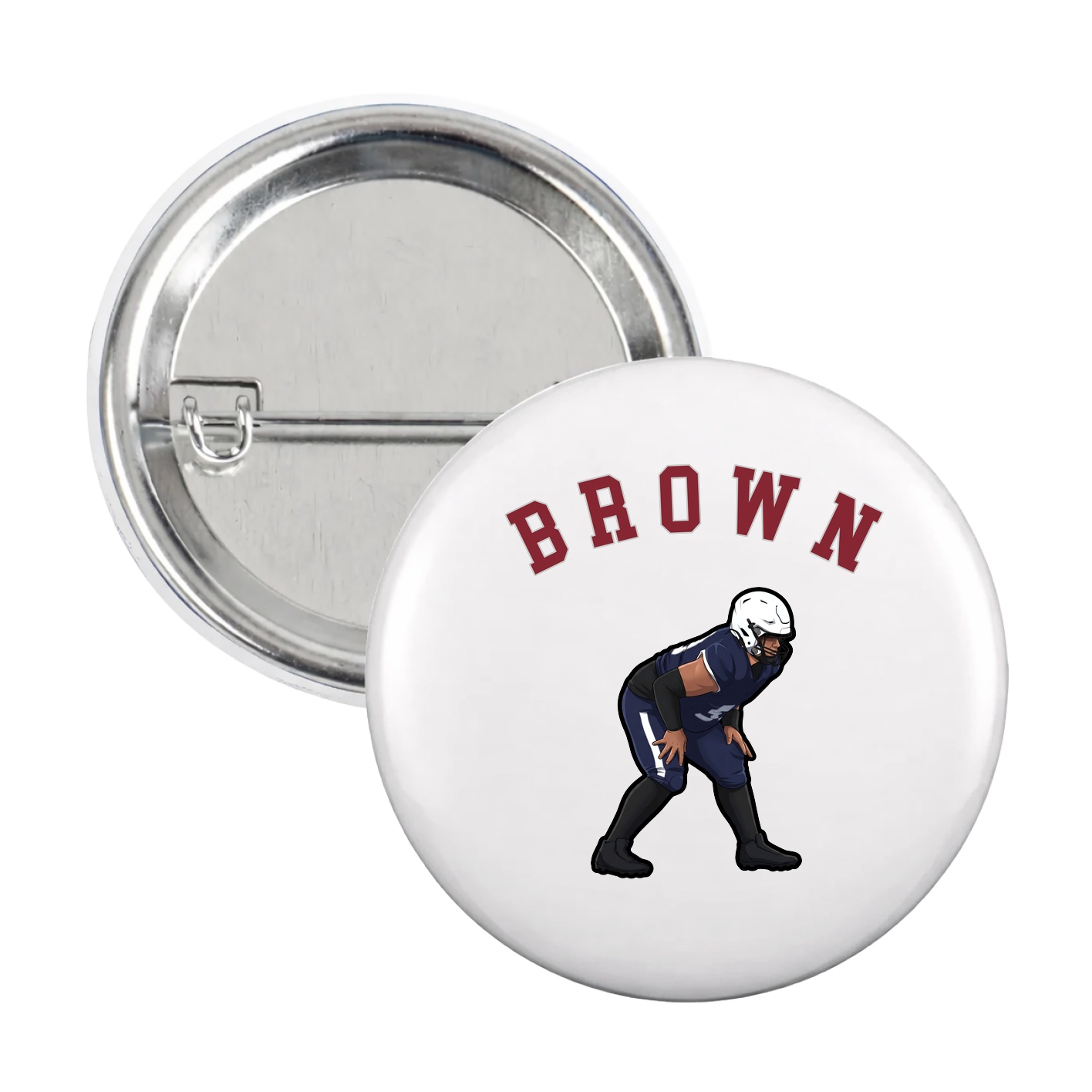Game Day Button — Shirsey Arch in White