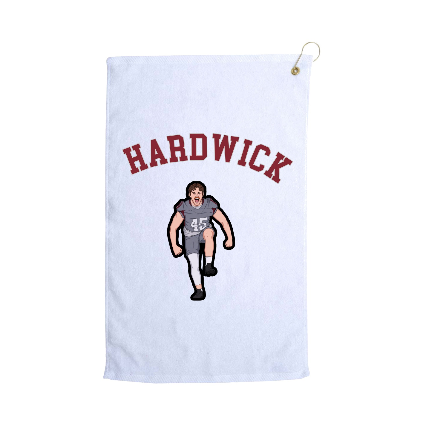 Golf Towel — Shirsey Arch in White