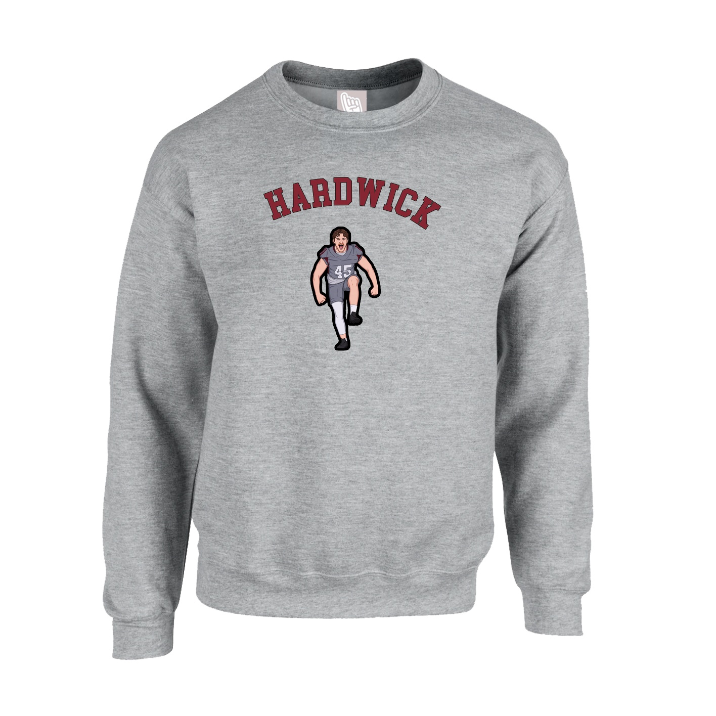 Fleece Crew — Shirsey Arch in Grey