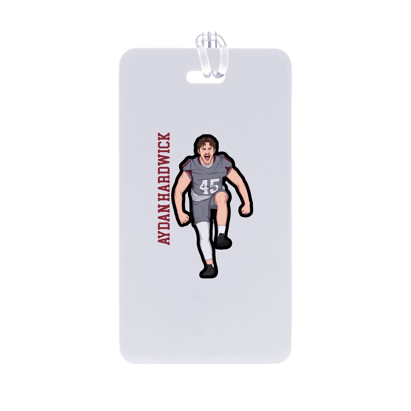 Bag Tag — Name Vertical in Classic
