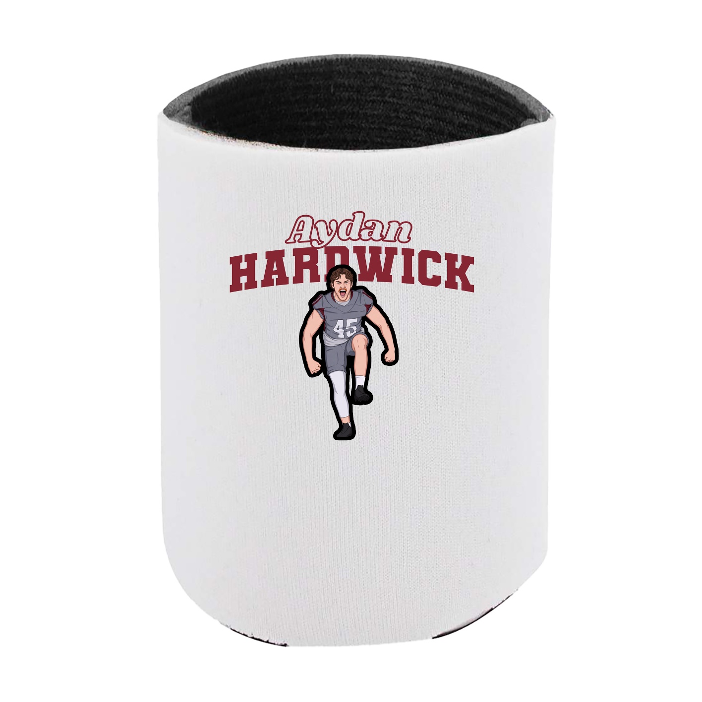 Can Holder — Name Arch in White