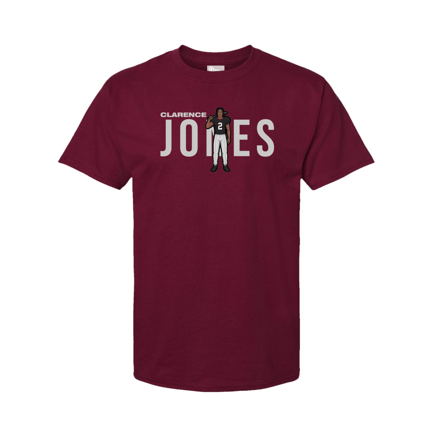 Youth Tee — Player Name in Cardinal