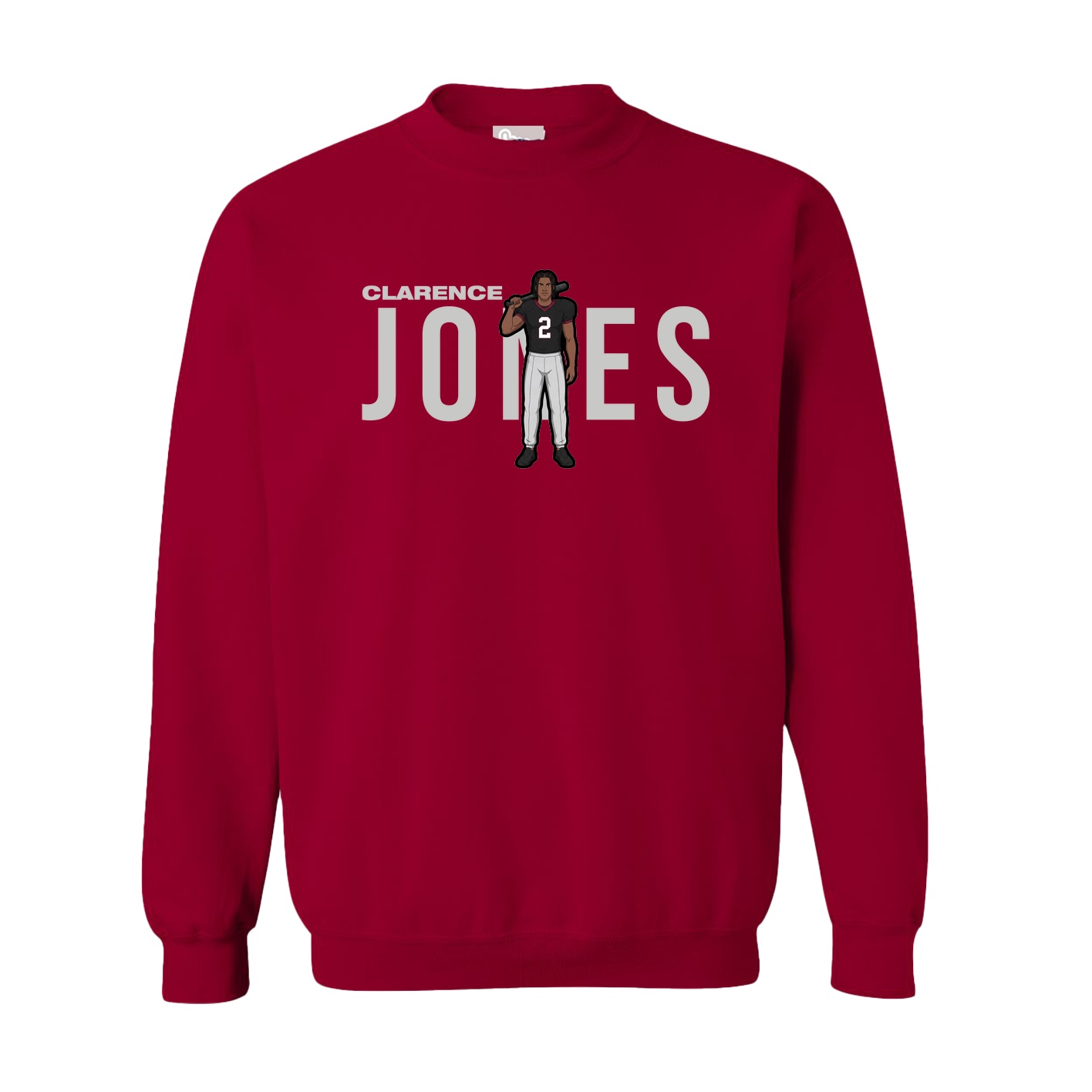 Fleece Crew — Player Name in Cardinal