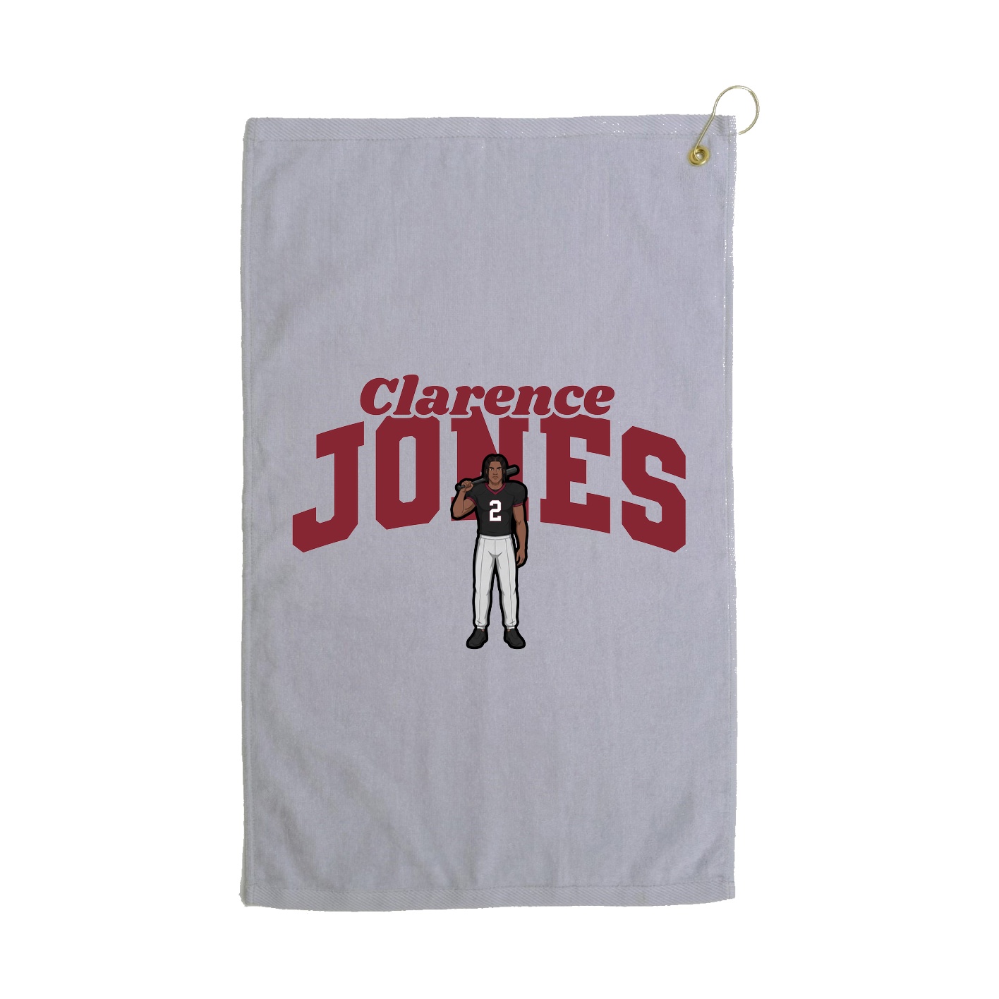 Golf Towel — Signature Arch in Grey