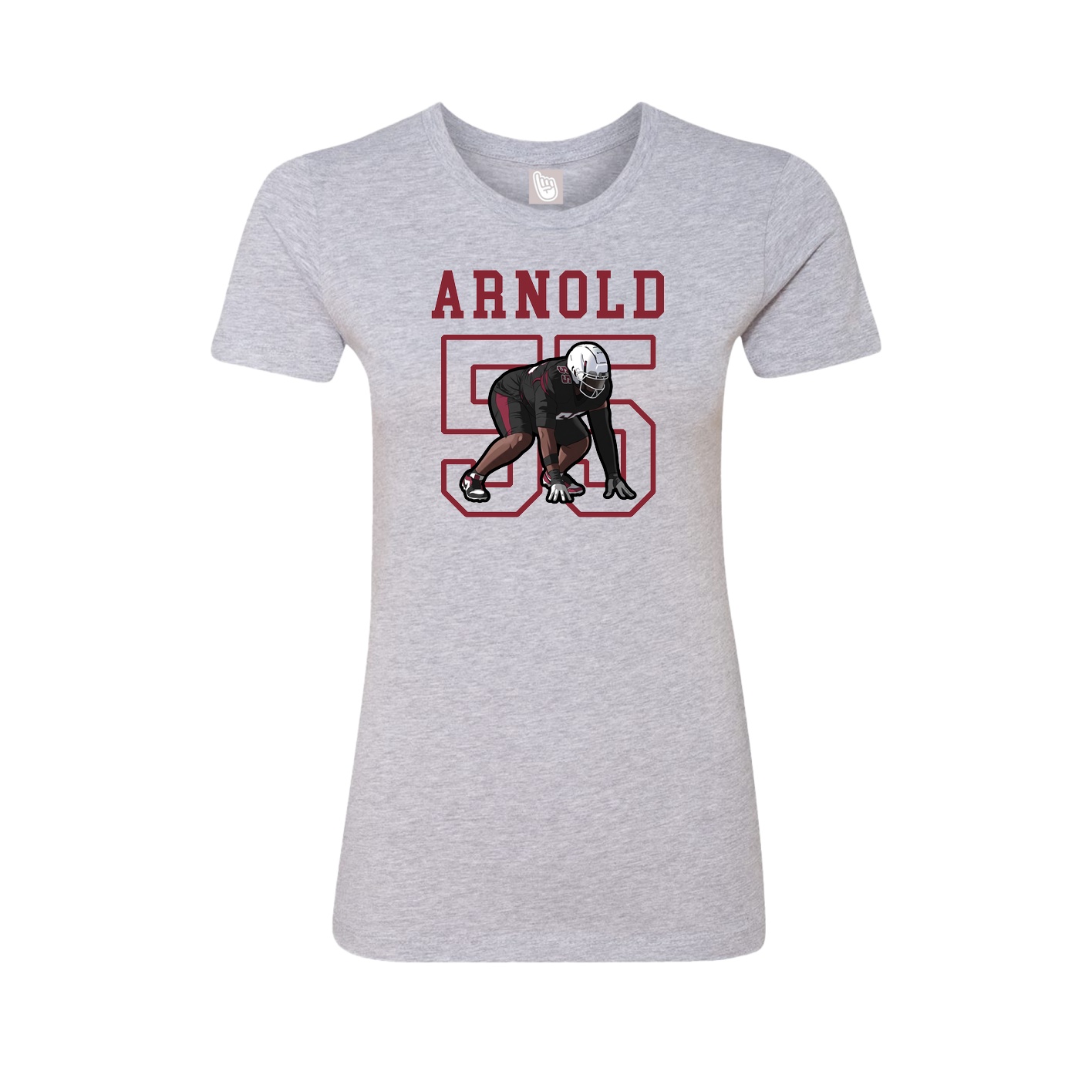 Fitted Women's Tee — Shirsey in Grey