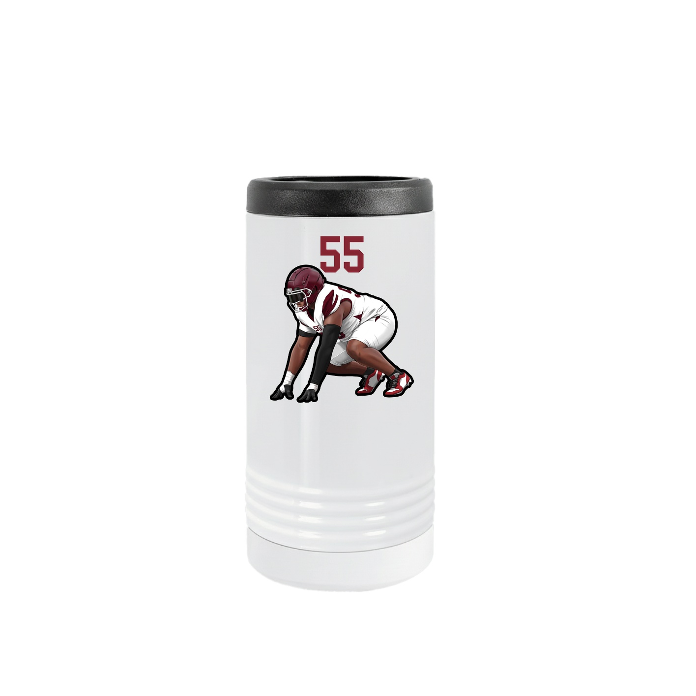 Slim Beverage Holder — Number Top in White