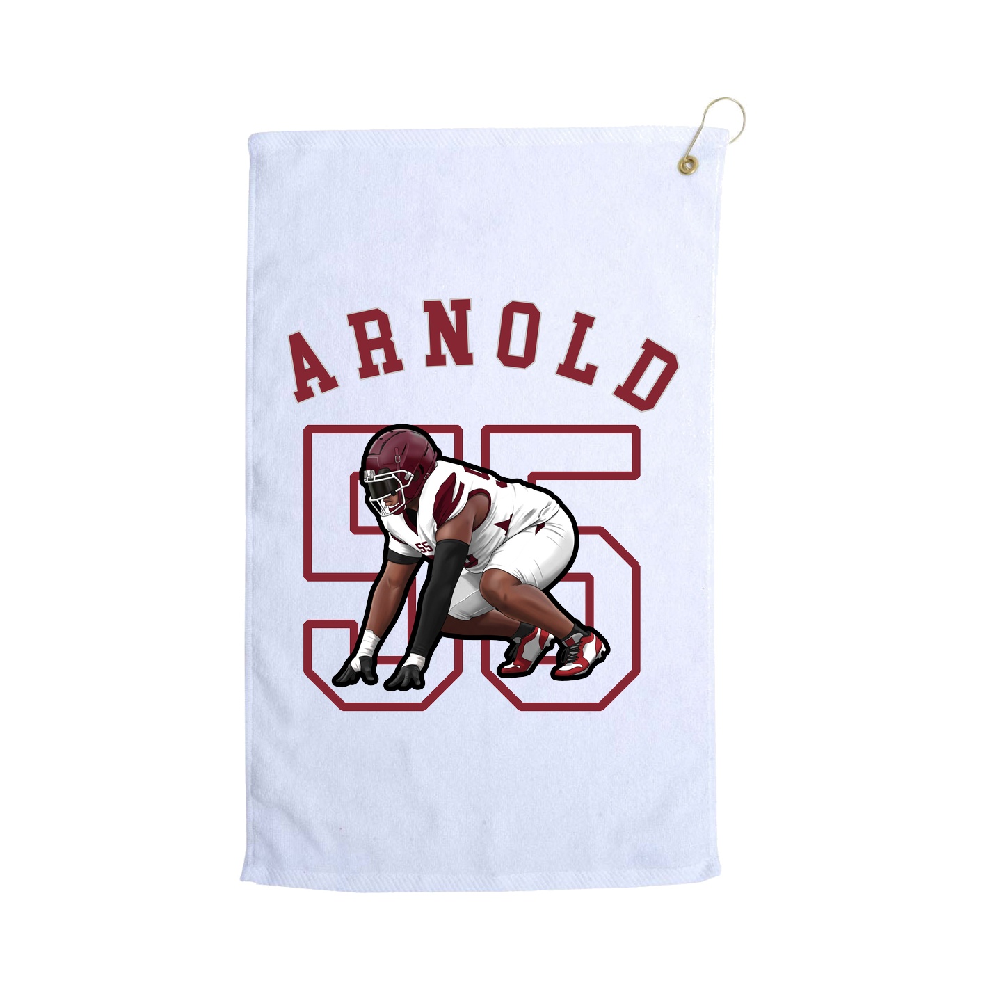 Golf Towel — Shirsey Arch in White