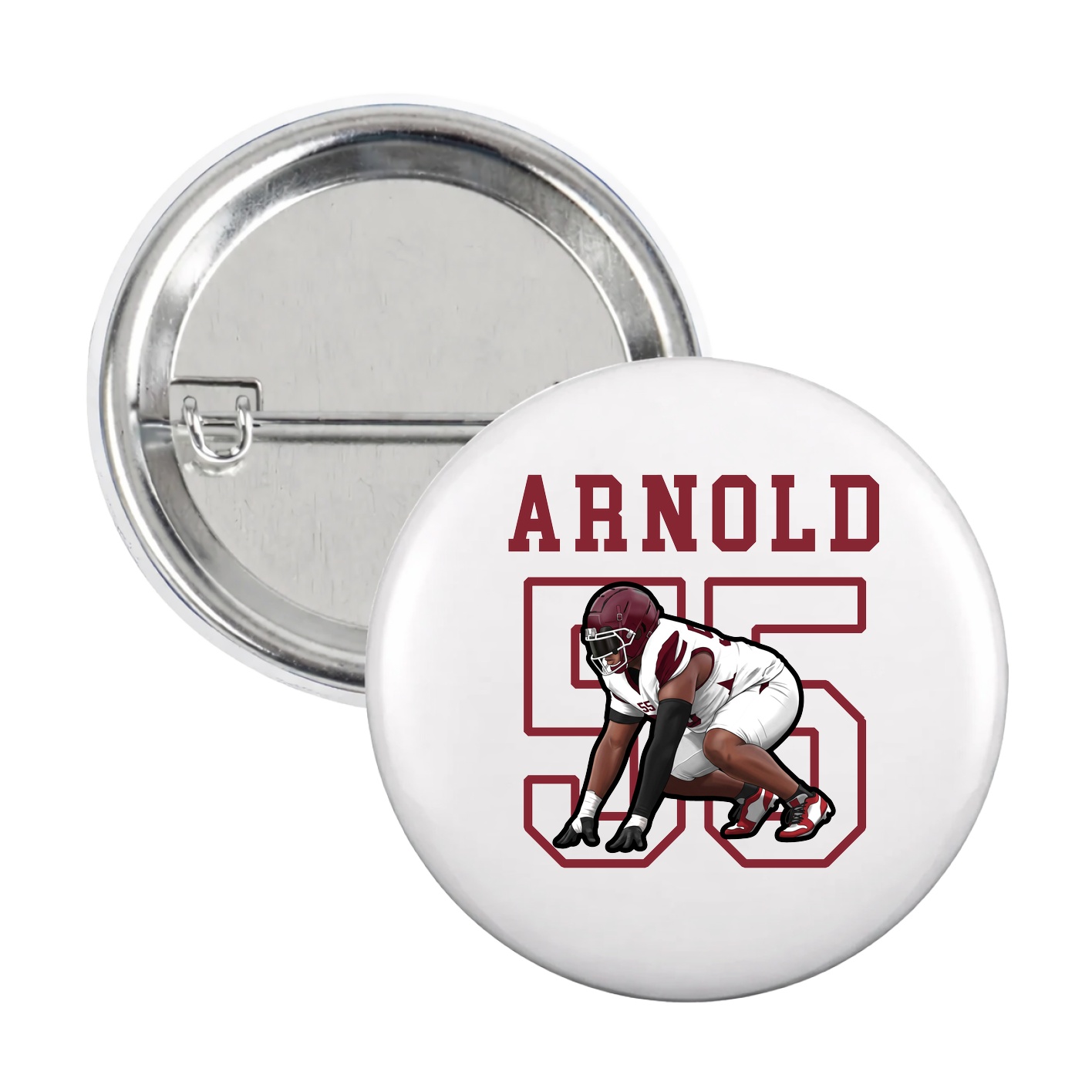 Game Day Button — Shirsey in White