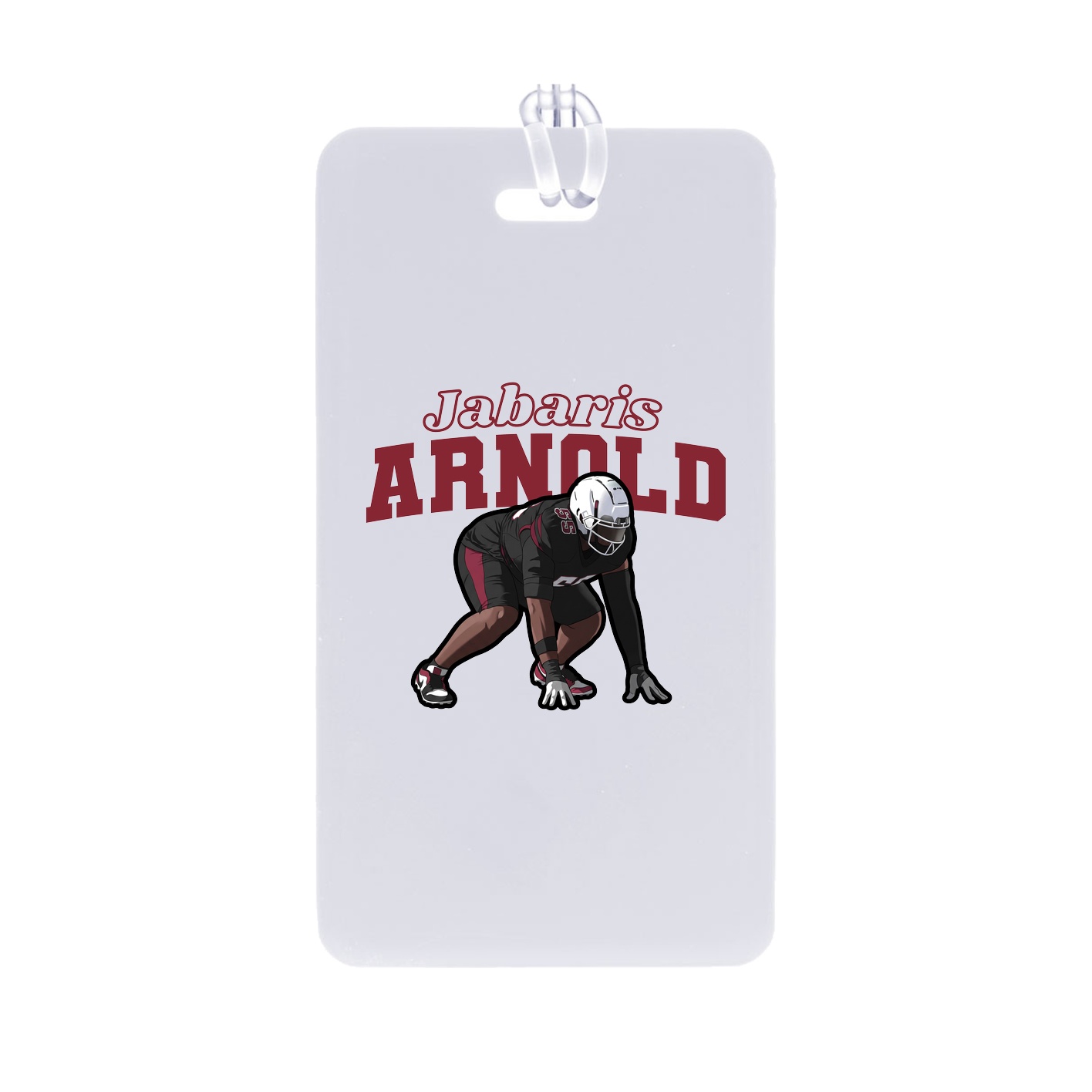 Bag Tag — Name Arch in Classic