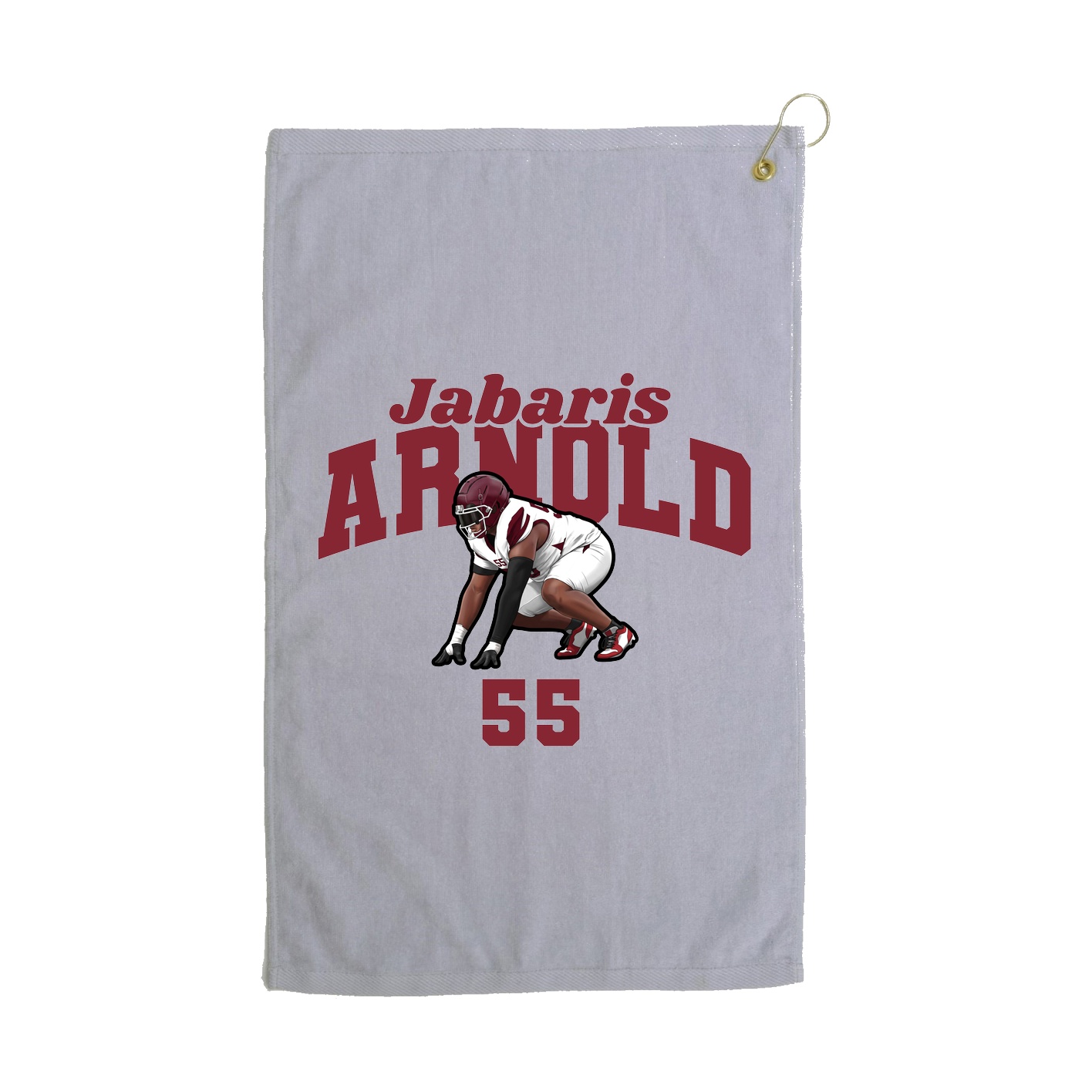 Golf Towel — Signature Arch in Grey
