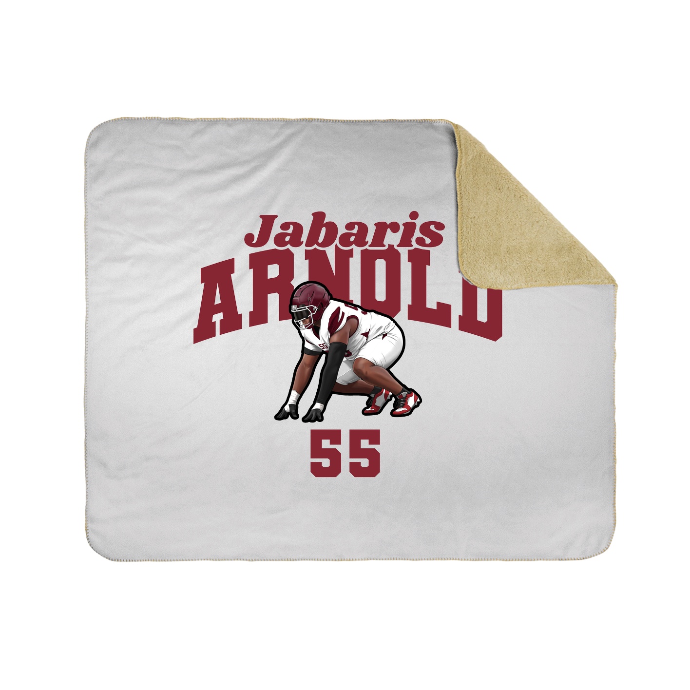 Throw Blanket — Signature Arch in White