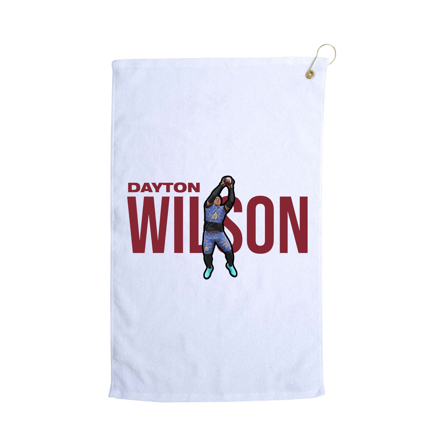 Golf Towel — Player Name in White