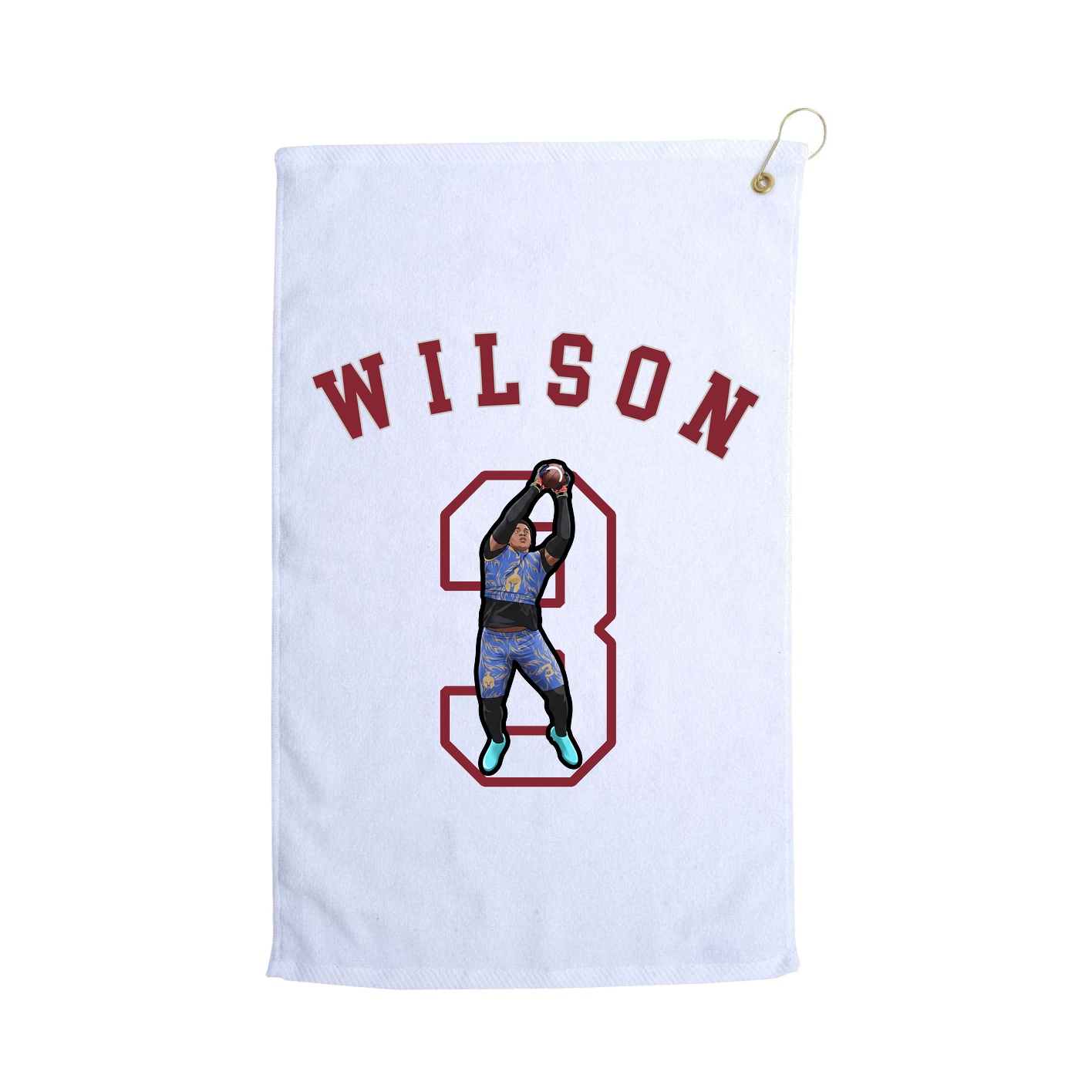 Golf Towel — Shirsey Arch in White