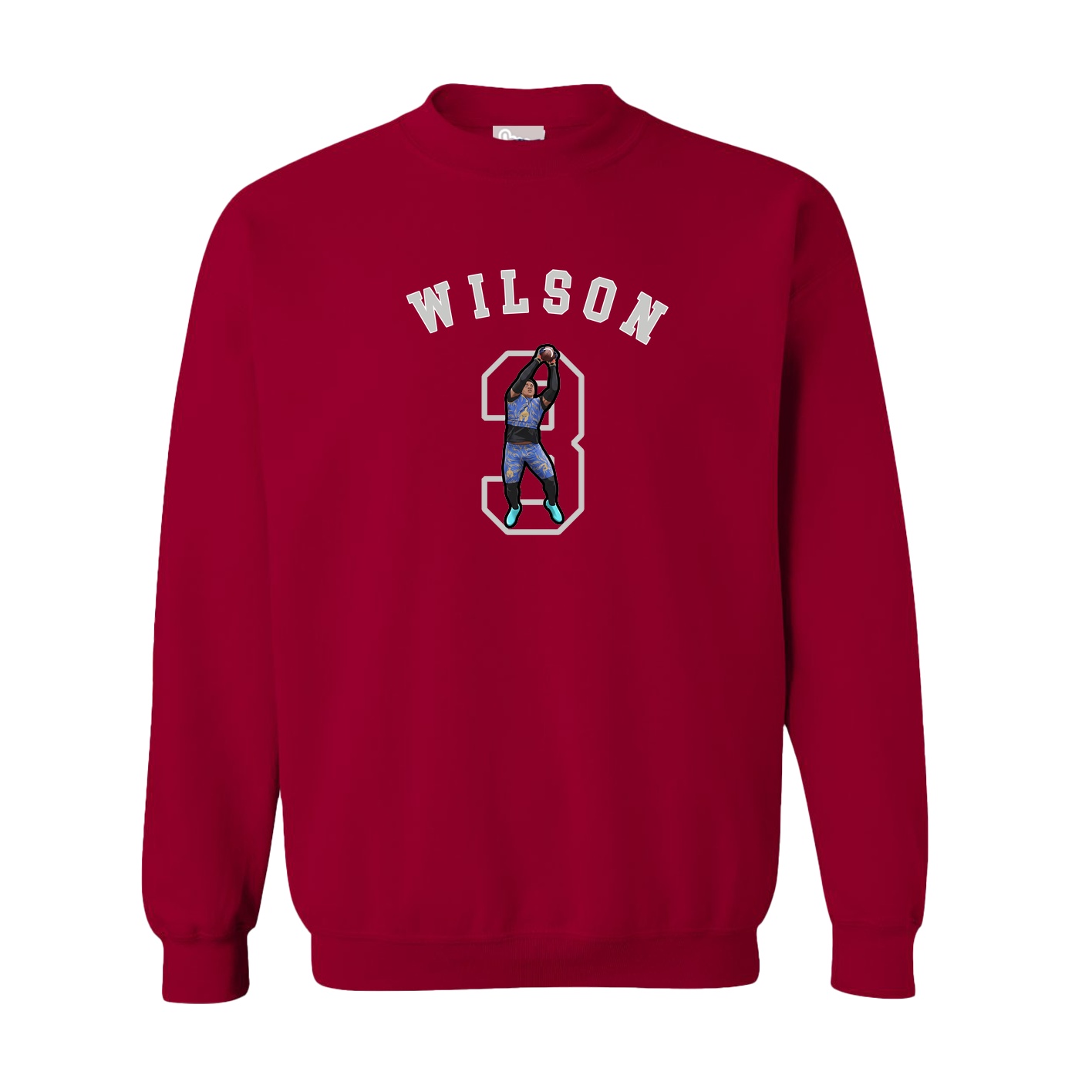Fleece Crew — Shirsey Arch in Cardinal