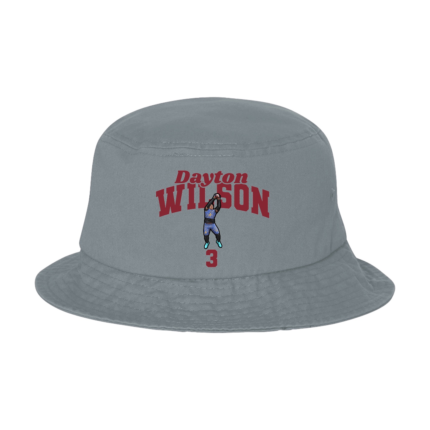 Bucket Cap — Signature Arch in Grey