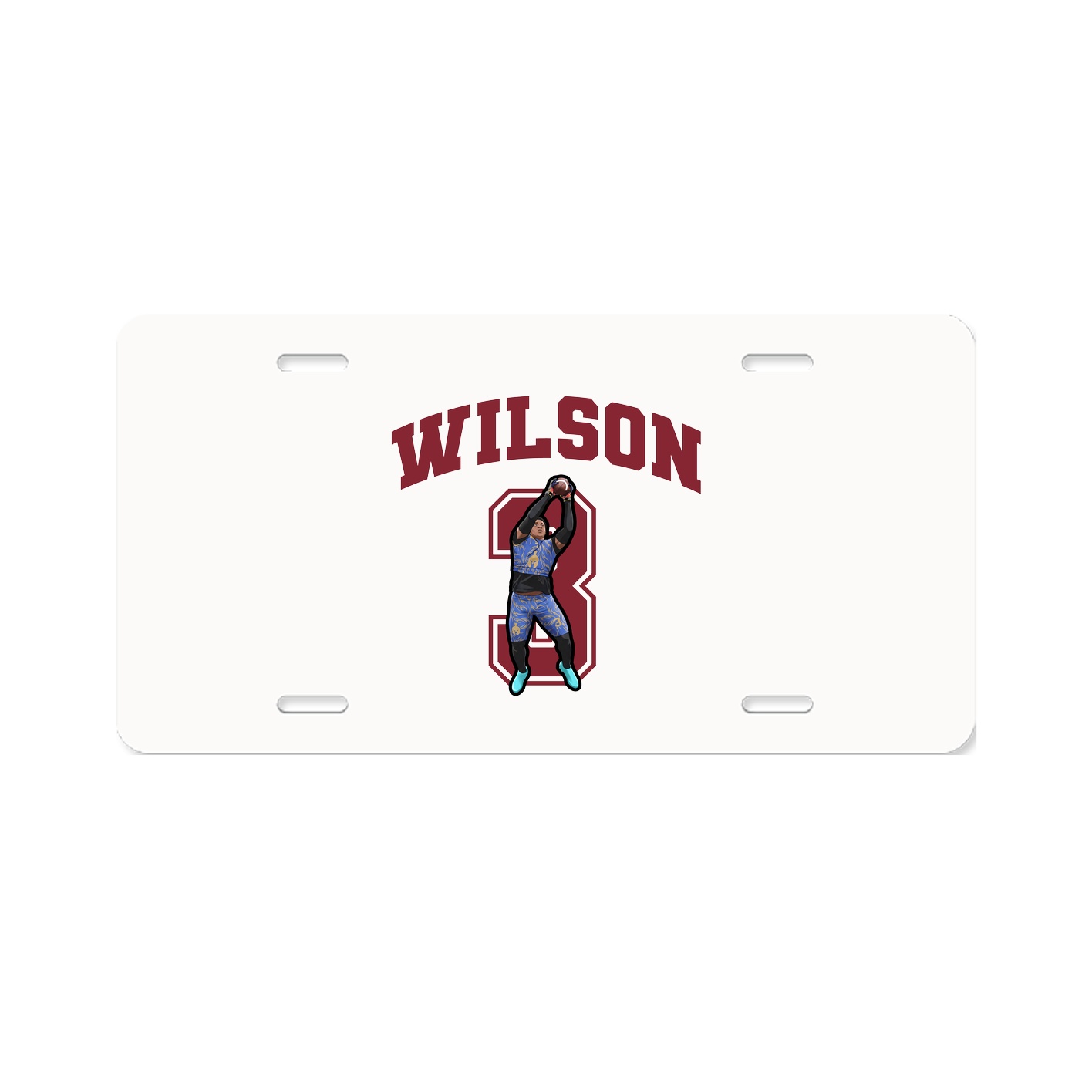 License Plate — Number in Classic