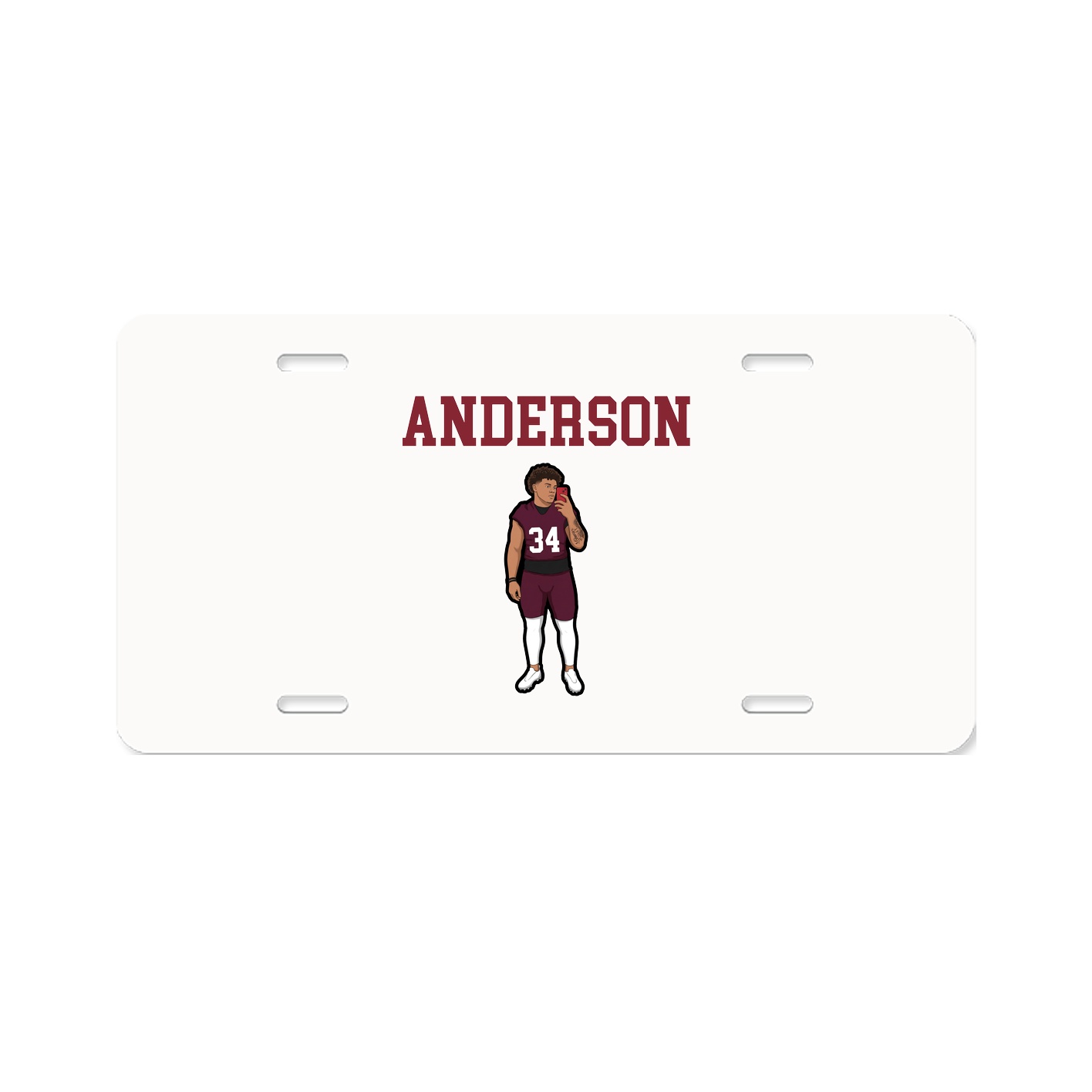 License Plate — Shirsey in Classic