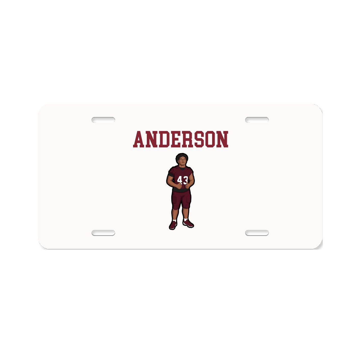 License Plate — Shirsey in Classic