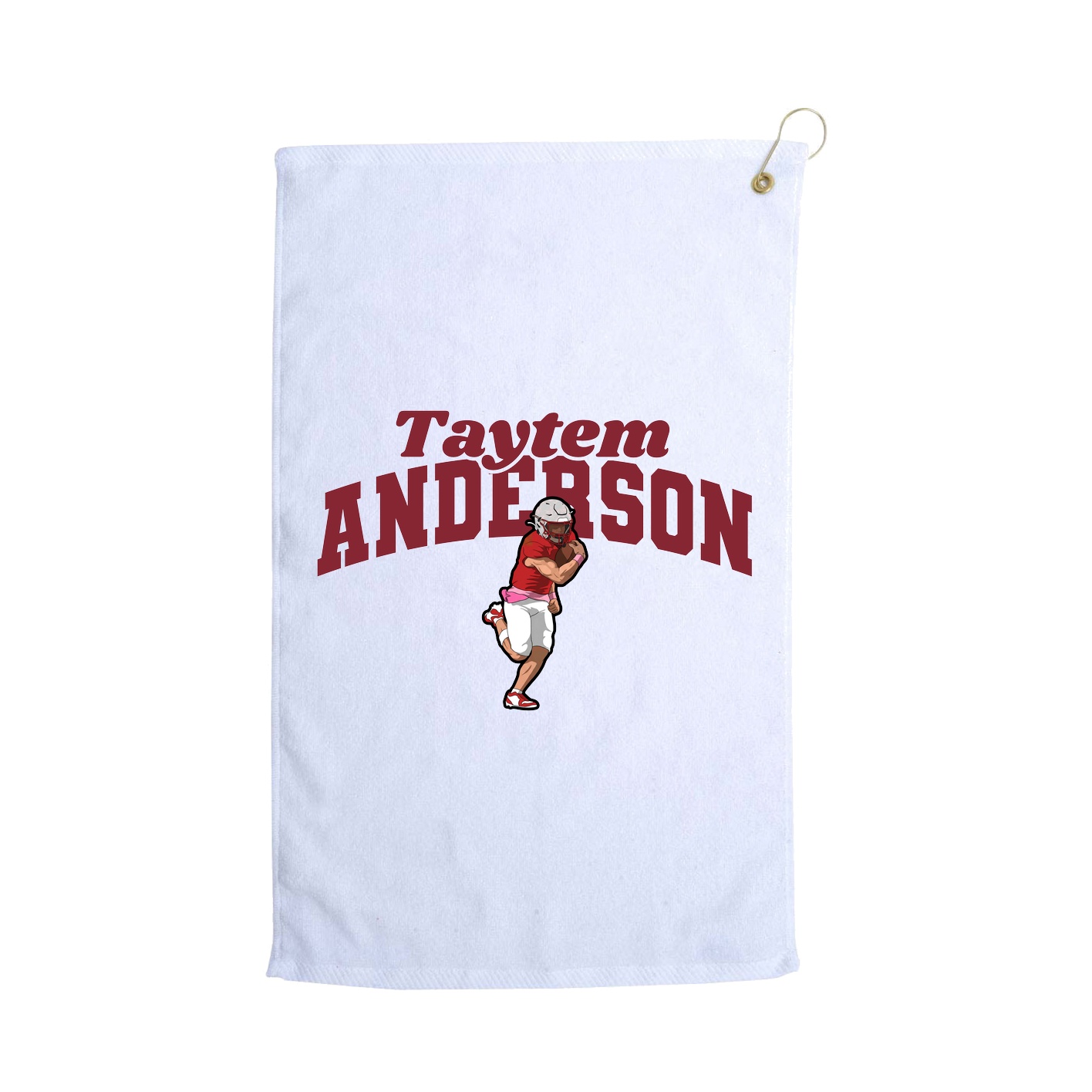 Golf Towel — Signature Arch in White