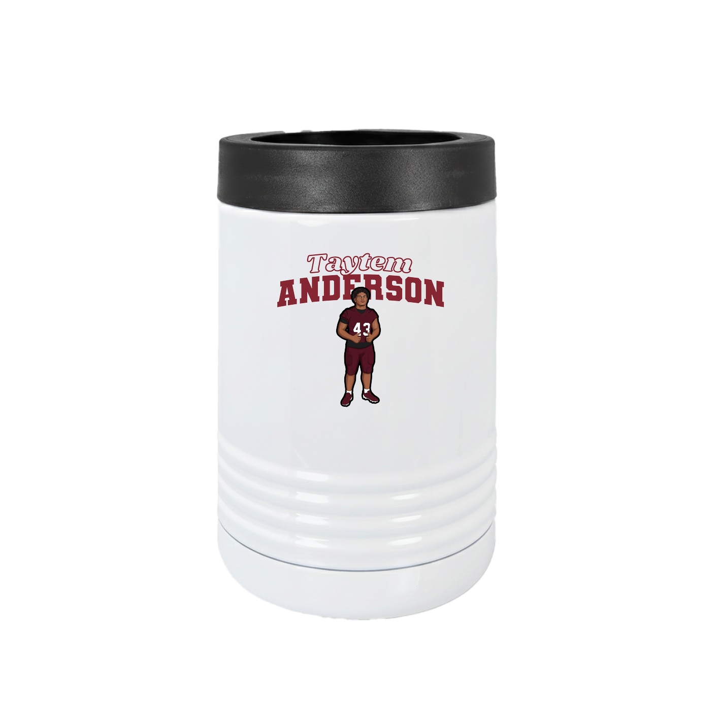 Beverage Holder — Name Arch in White