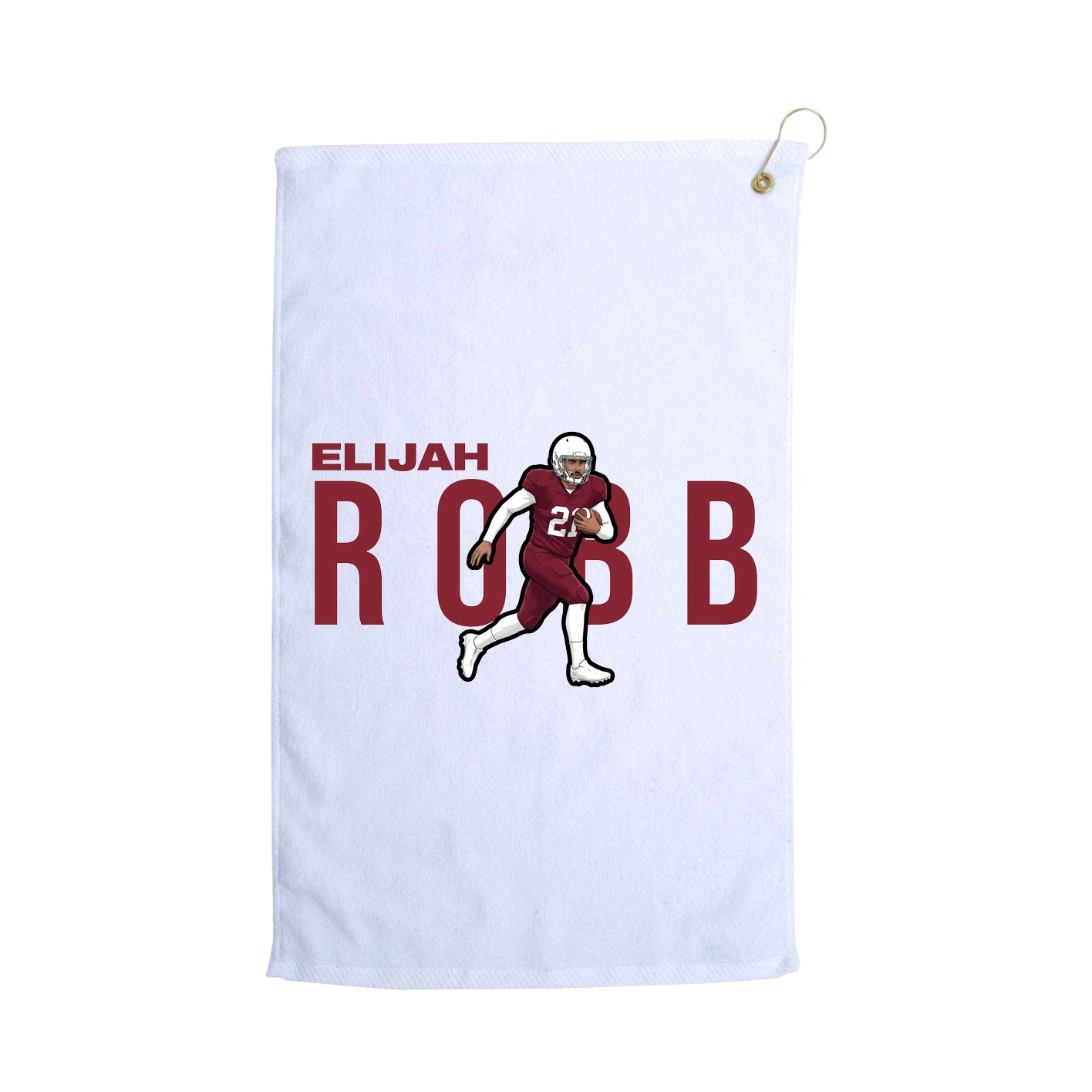 Golf Towel — Player Name in White