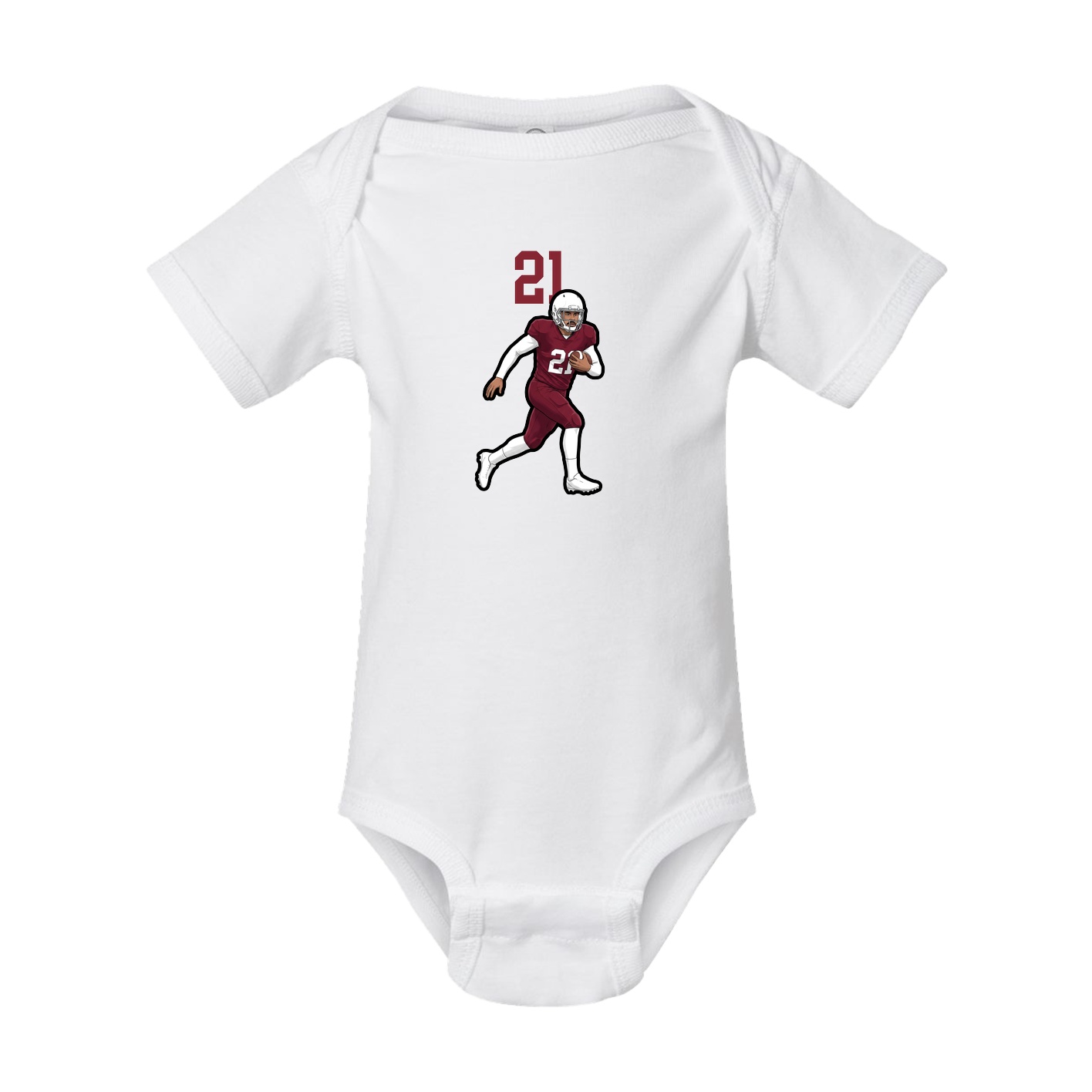 Baby Onesie — Number Top in White