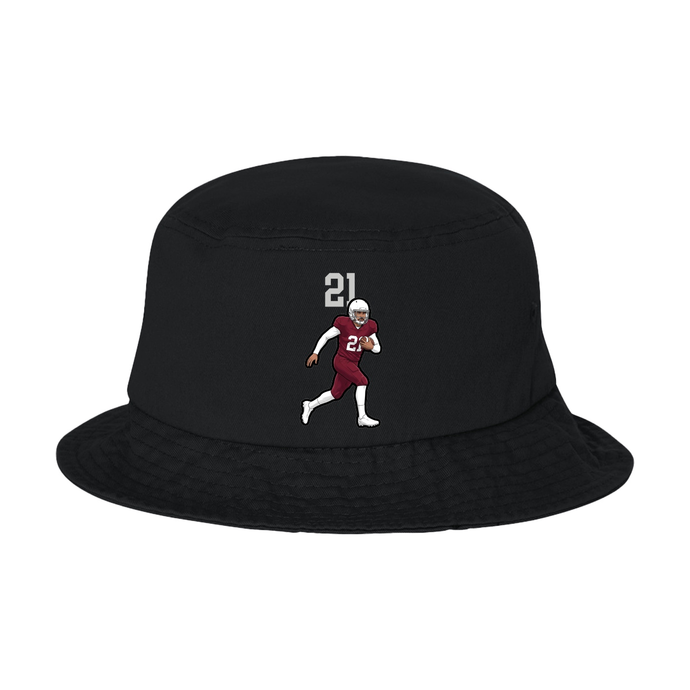 Bucket Cap — Number Top in Black