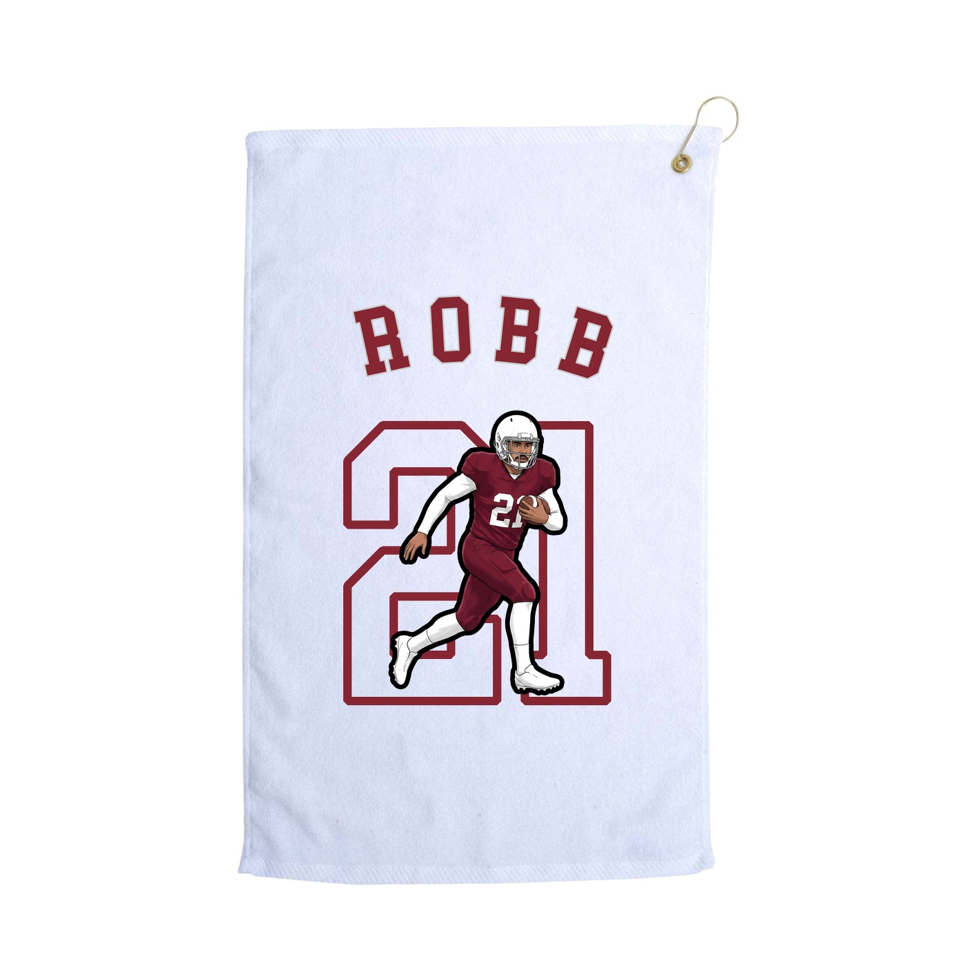 Golf Towel — Shirsey Arch in White