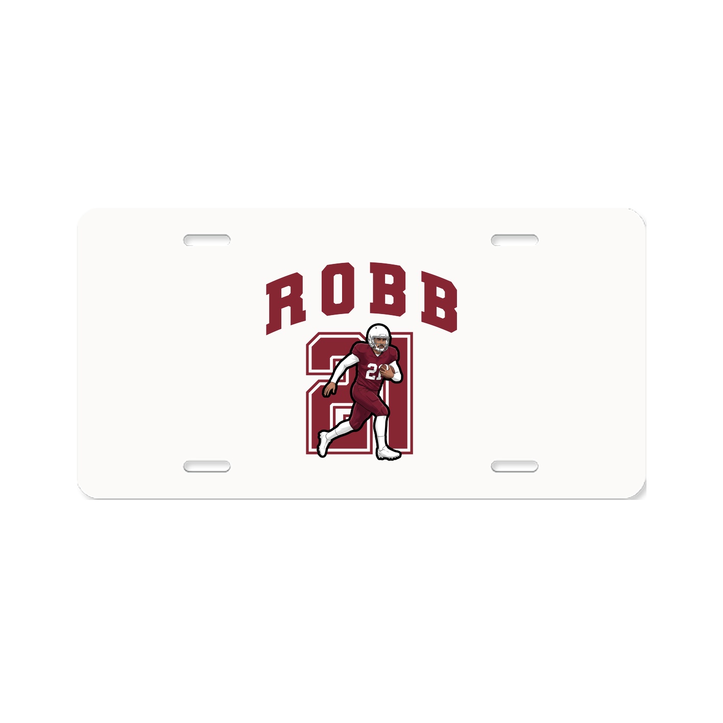 License Plate — Number in Classic