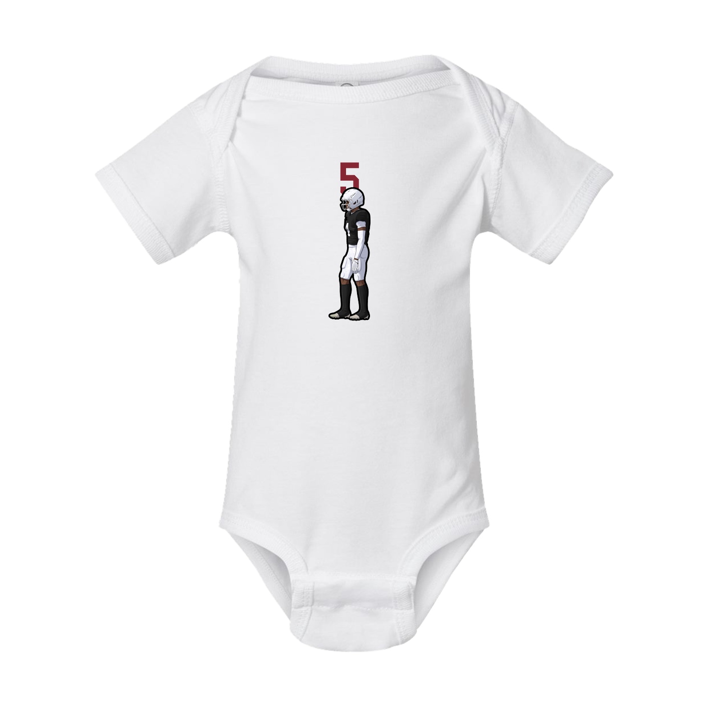 Baby Onesie — Number Top in White