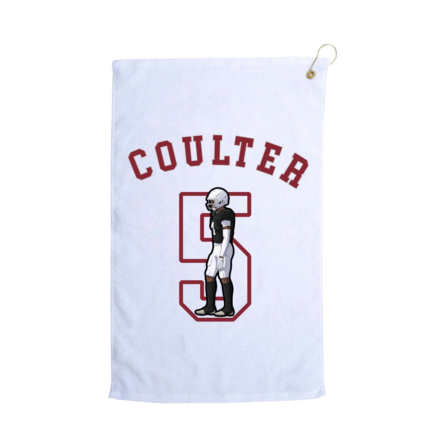 Golf Towel — Shirsey Arch in White