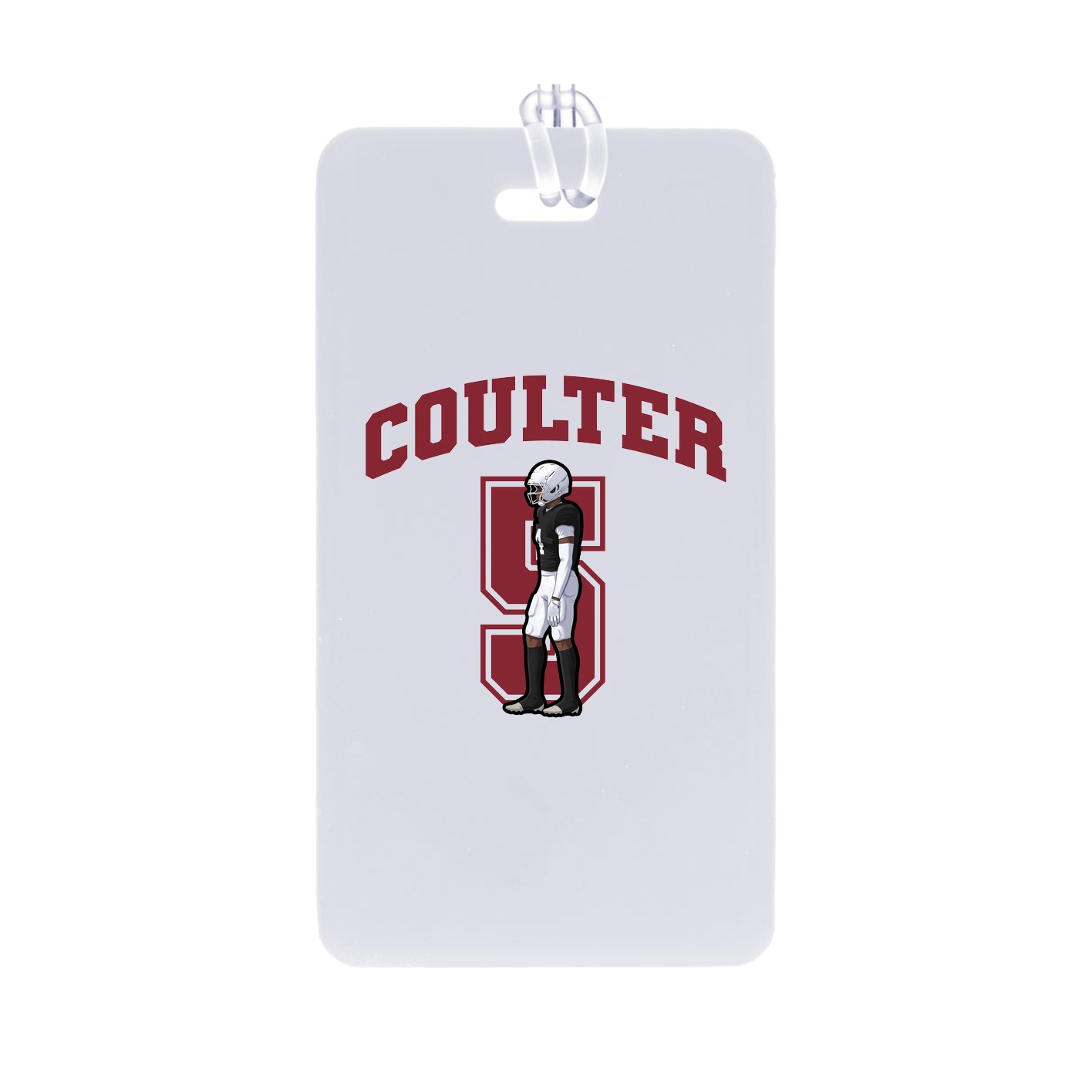 Bag Tag — Number in Classic