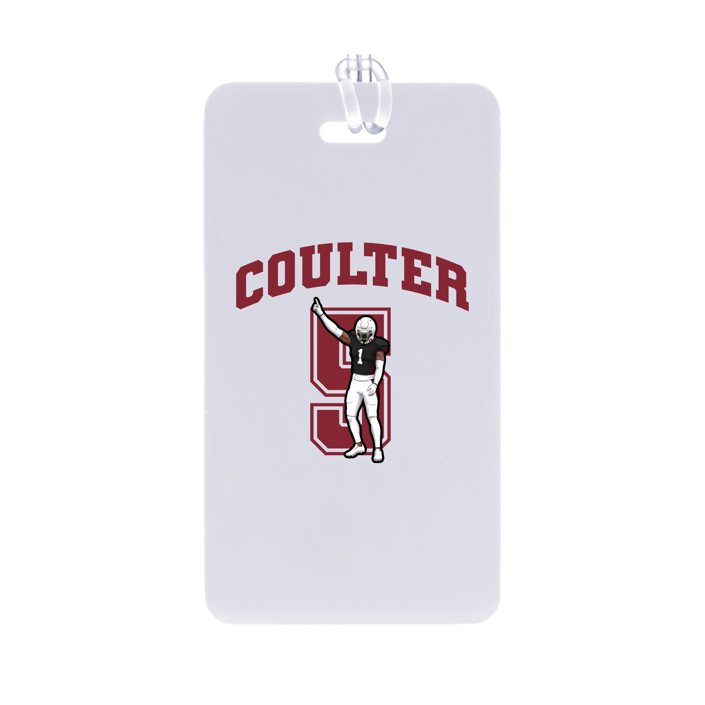 Bag Tag — Number in Classic