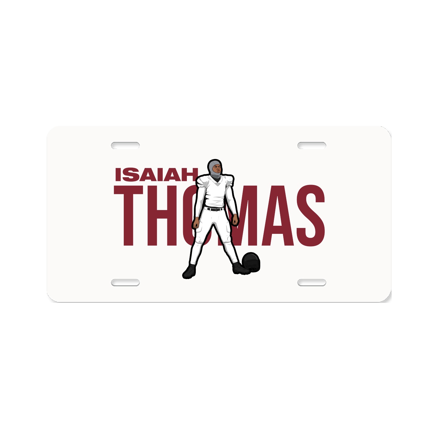 License Plate — Player Name in Classic