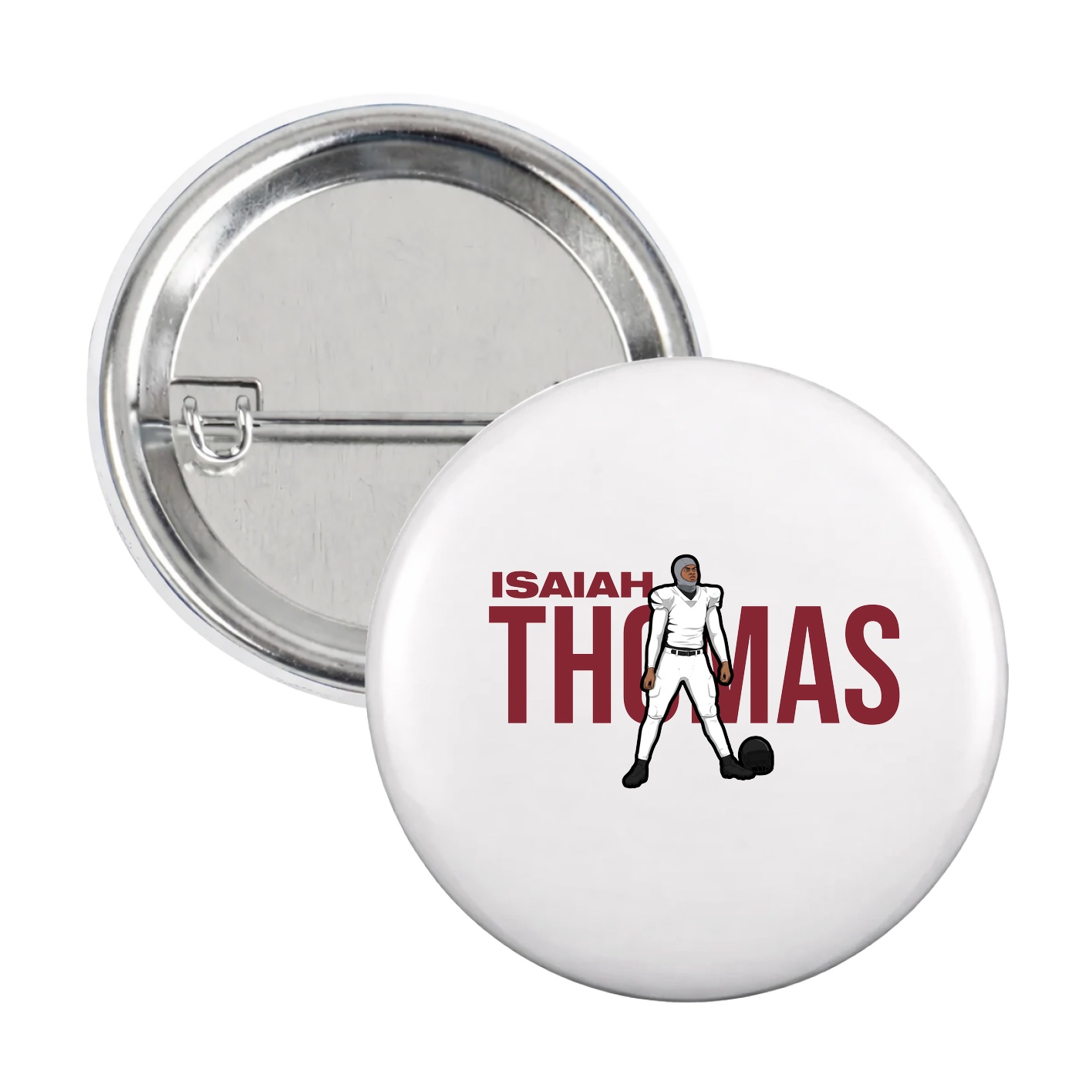 Game Day Button — Player Name in White