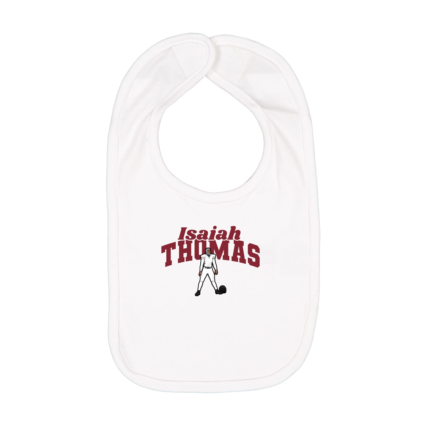 Infant Bib — Signature Arch in White