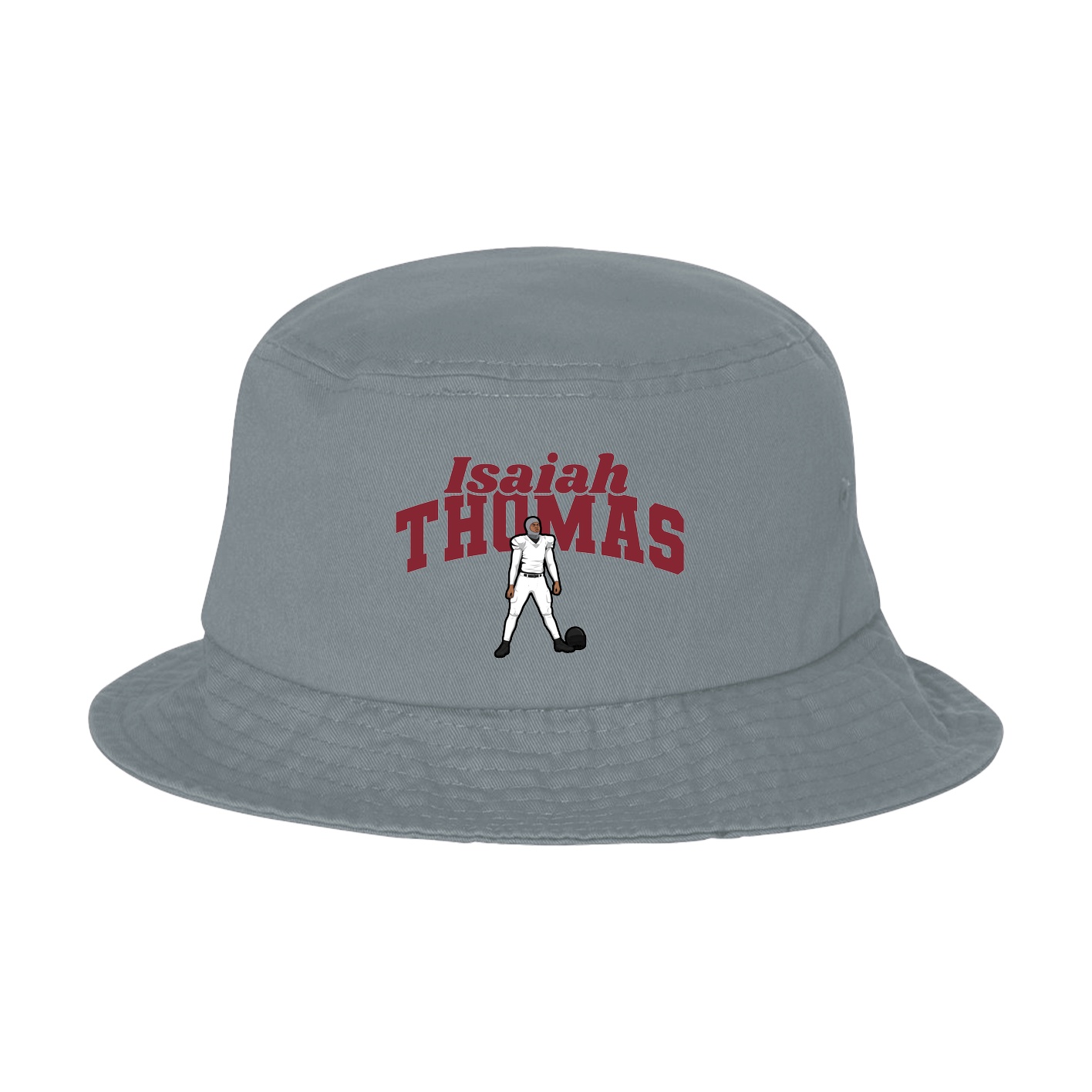Bucket Cap — Signature Arch in Grey