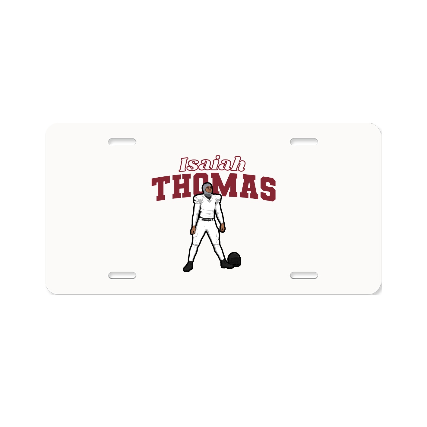 License Plate — Name Arch in Classic