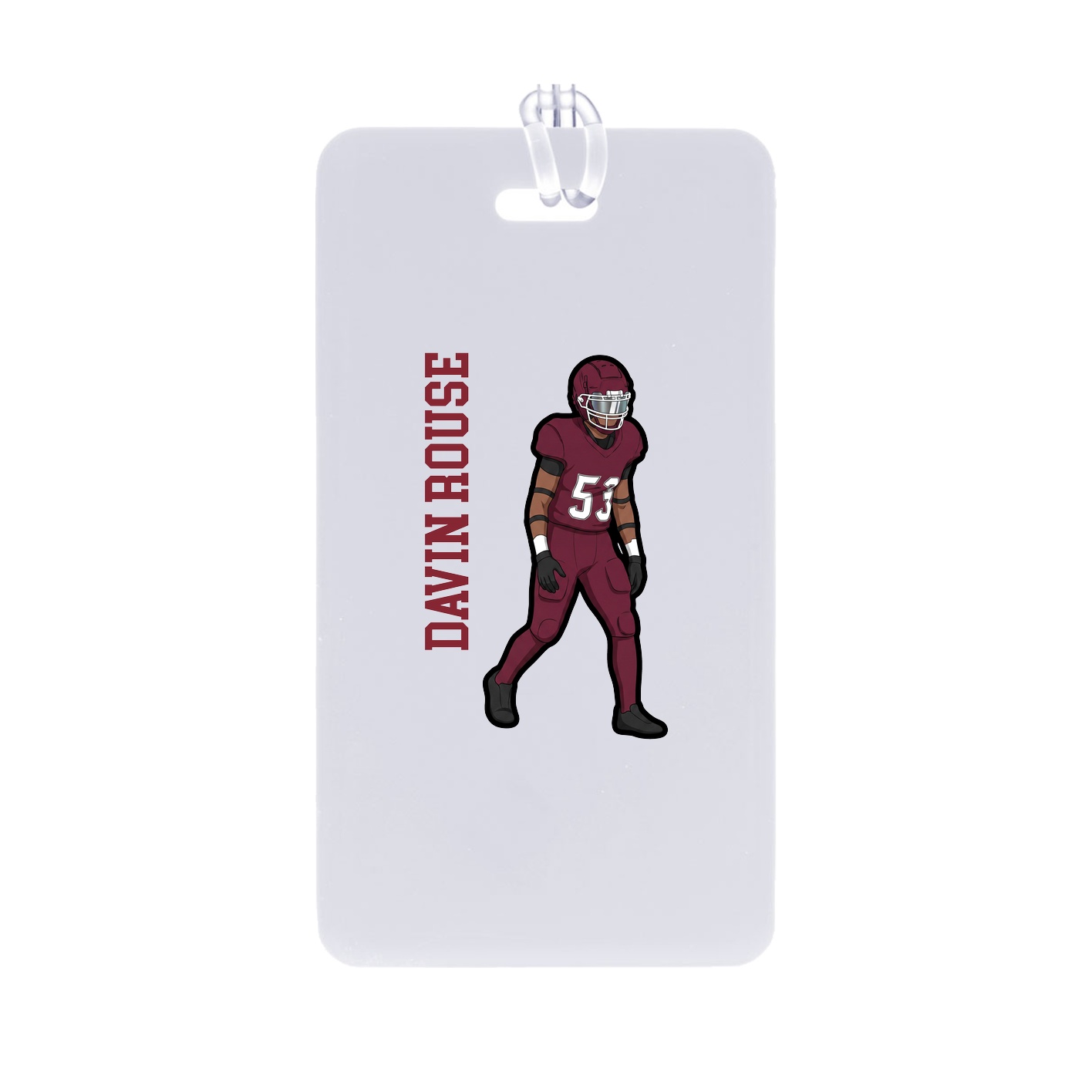Bag Tag — Name Vertical in Classic