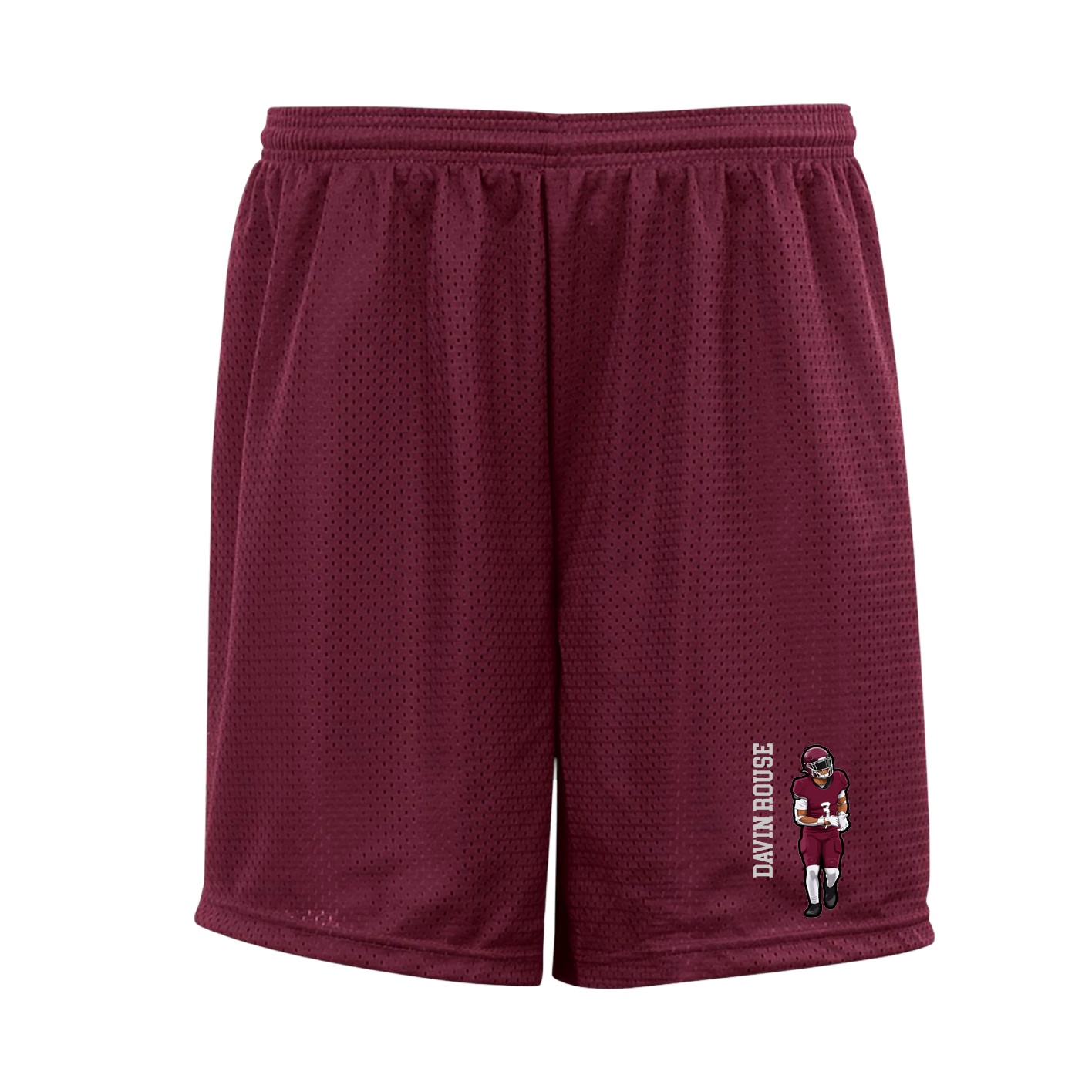 Shorts — Name Vertical in Cardinal
