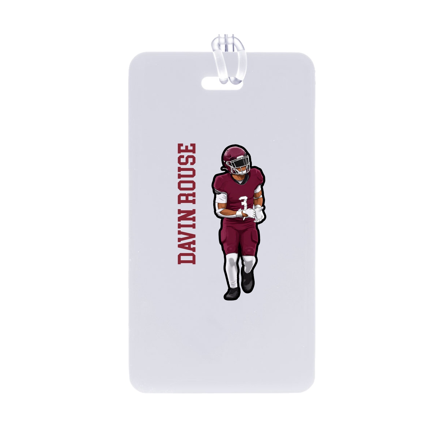 Bag Tag — Name Vertical in Classic