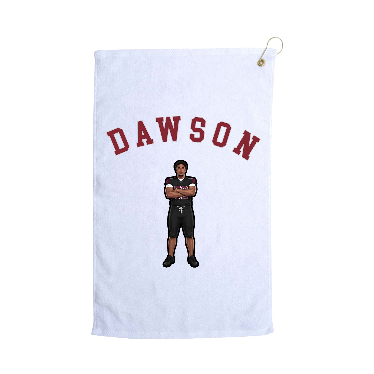 Golf Towel — Shirsey Arch in White