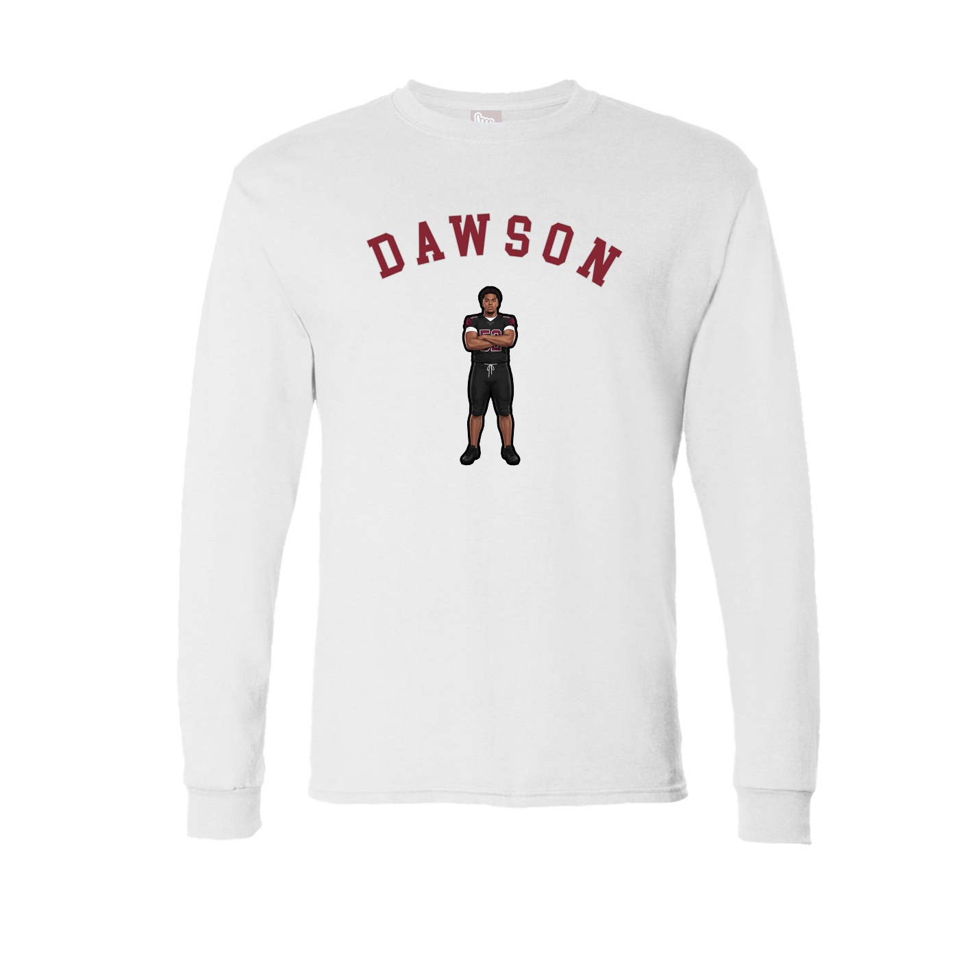 Long Sleeve Tee — Shirsey Arch in White
